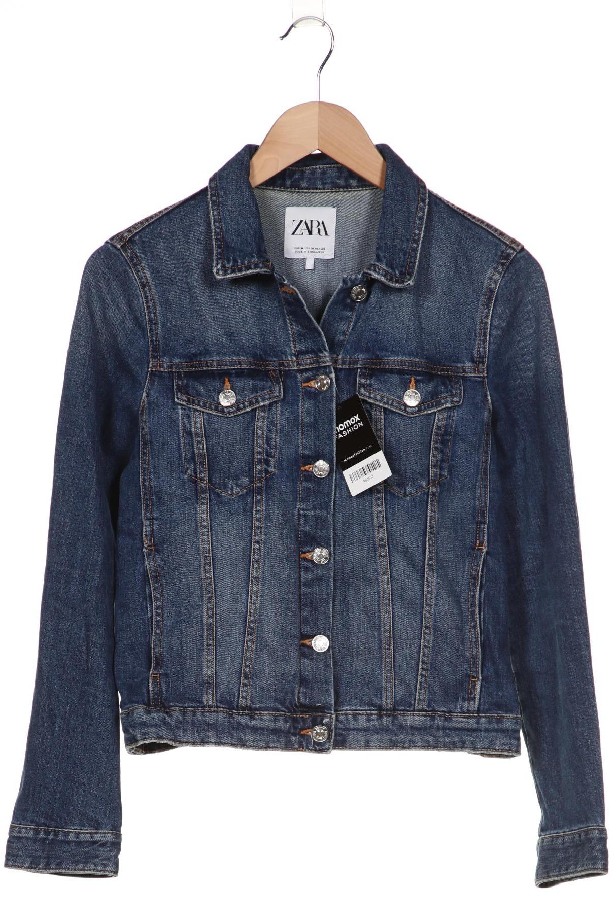 

ZARA Damen Jacke, marineblau