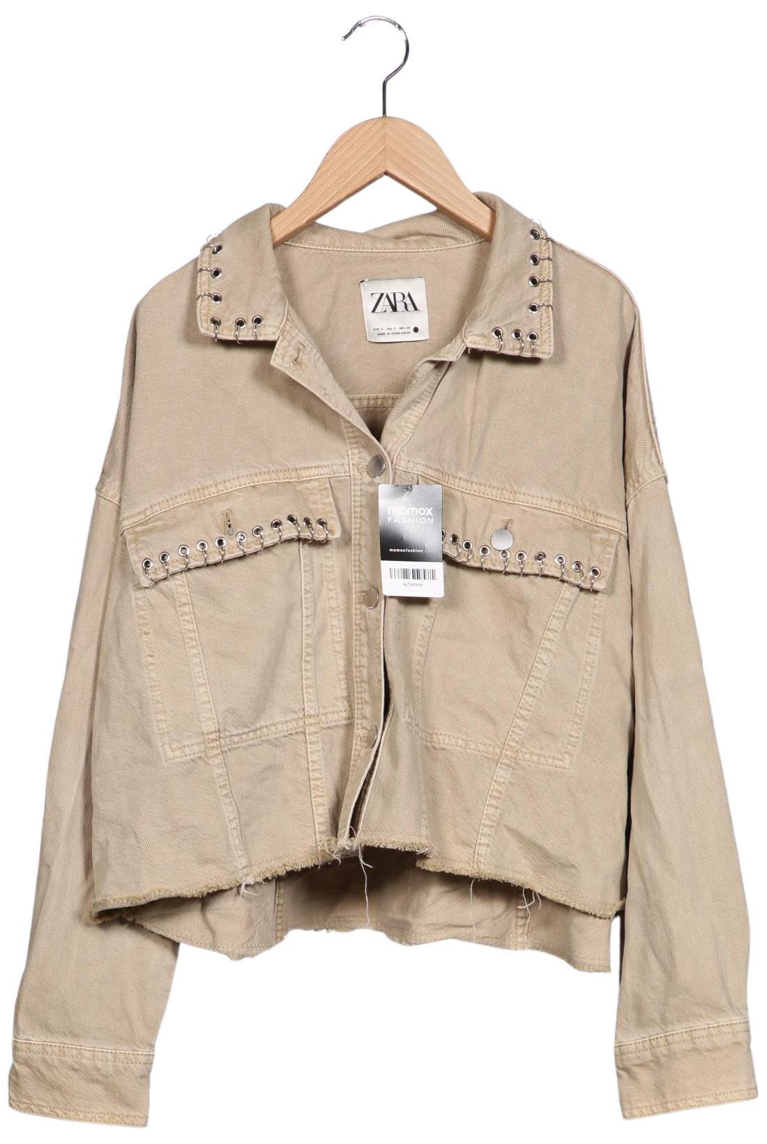 

Zara Damen Jacke, beige, Gr. 36