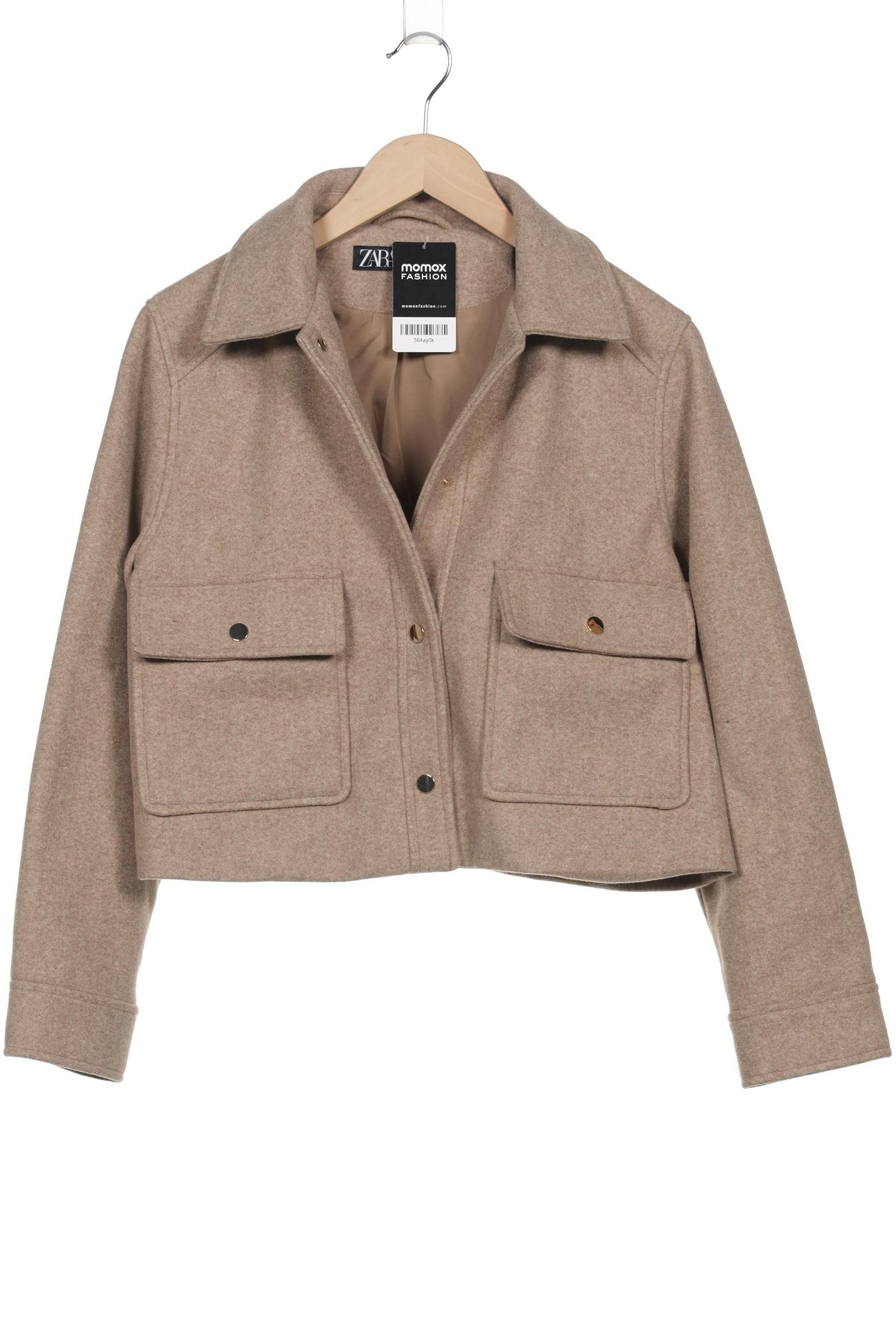 

Zara Damen Jacke, beige, Gr. 42