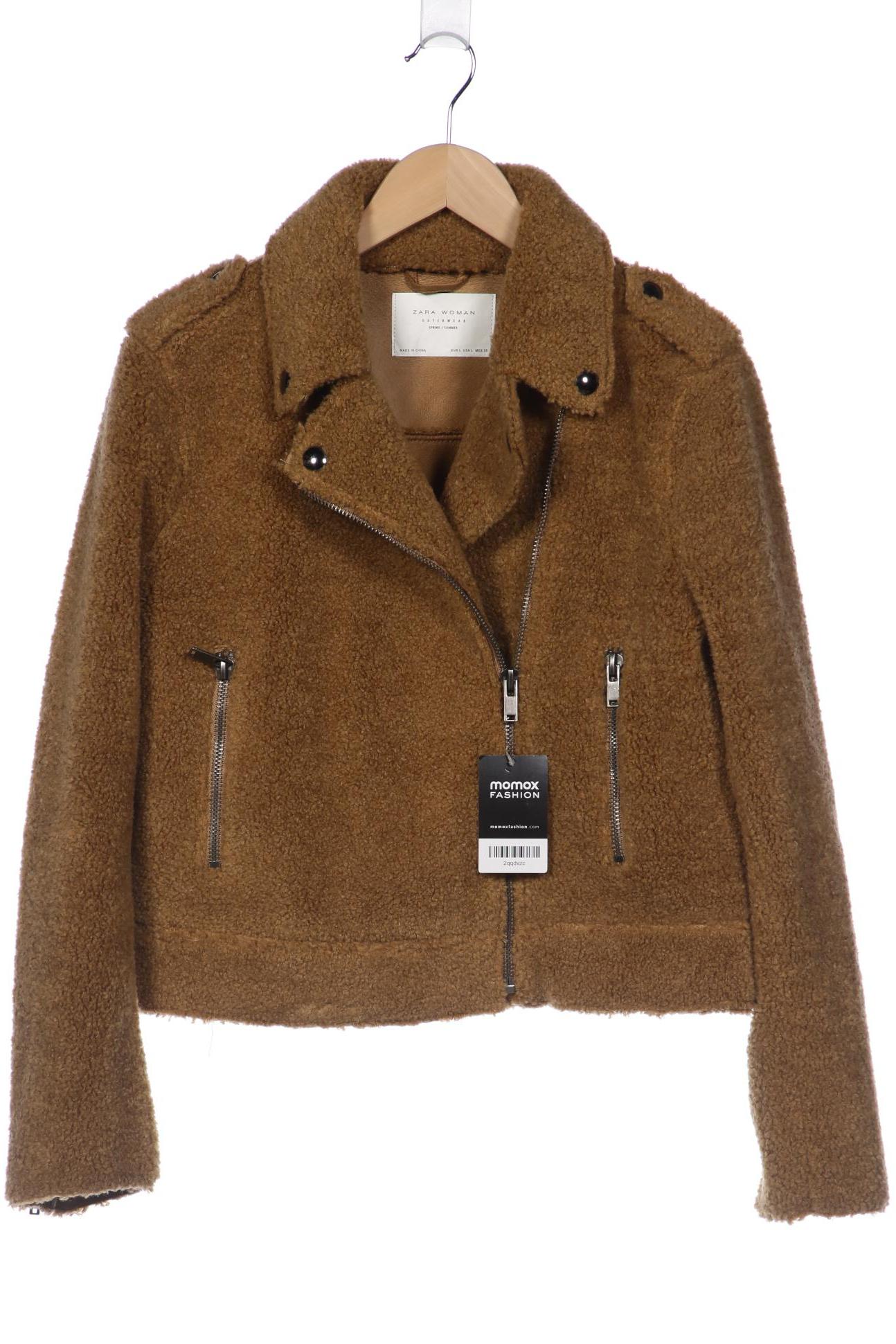 

ZARA Damen Jacke, braun