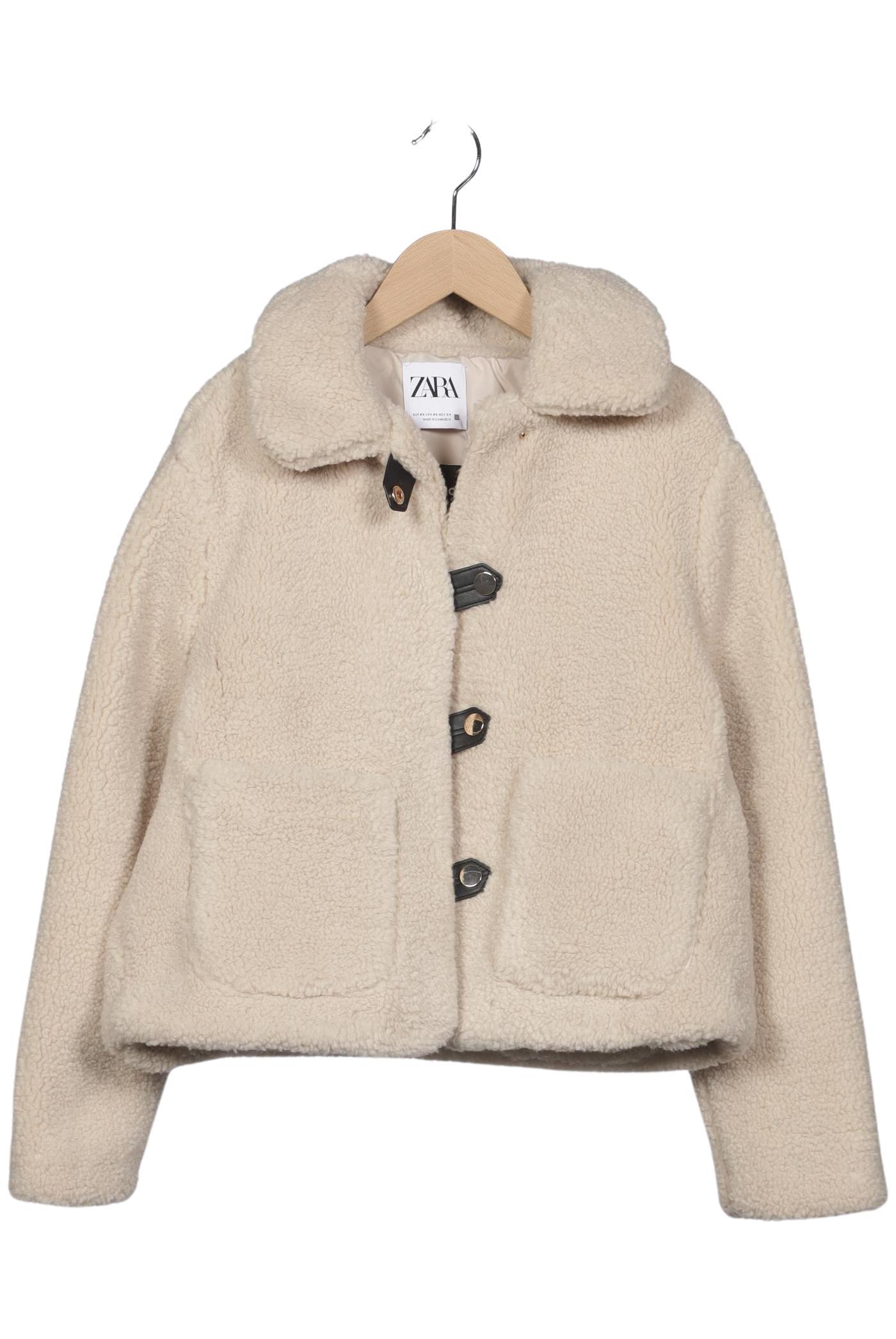 

Zara Damen Jacke, beige, Gr. 34