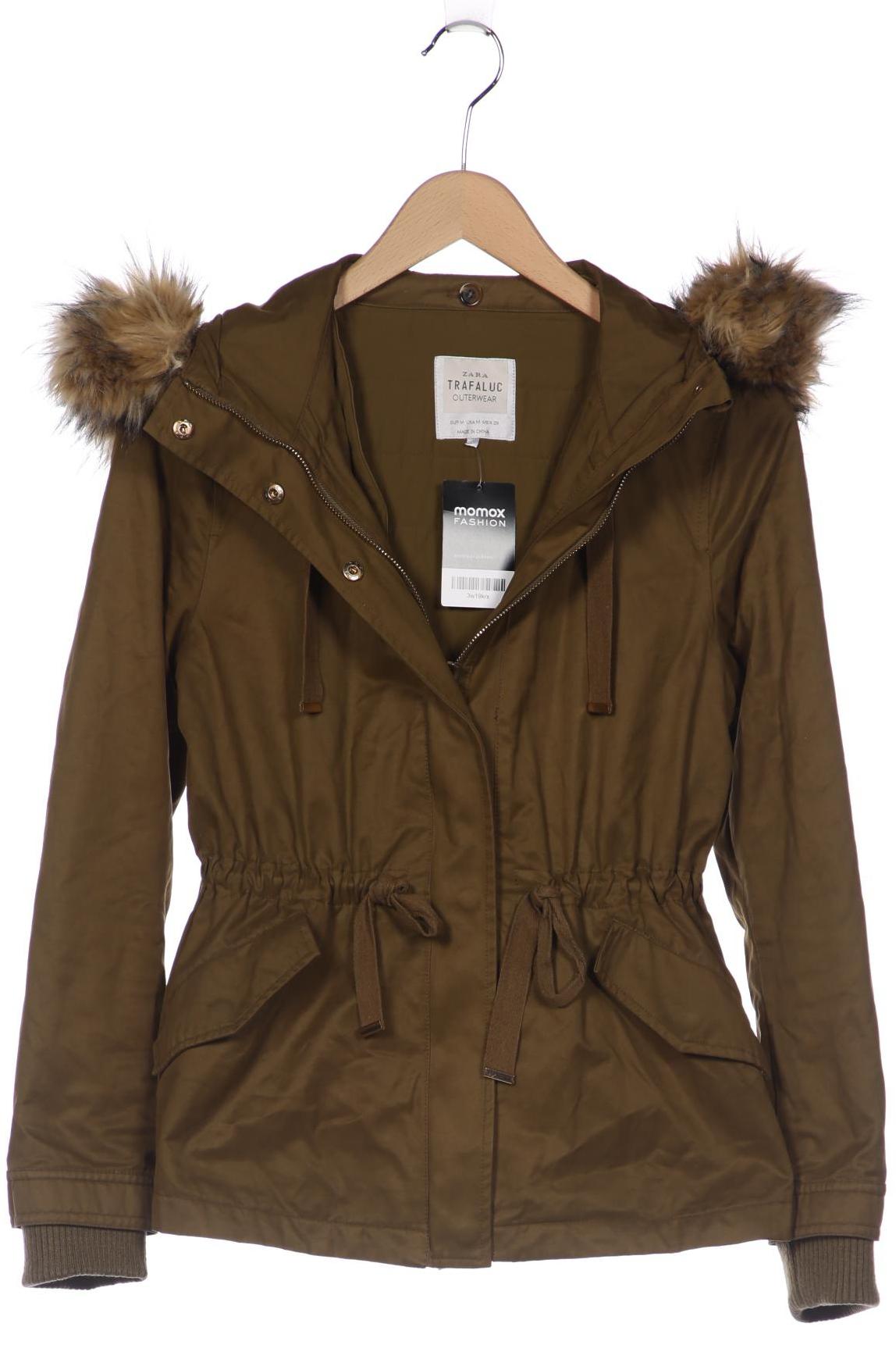 

ZARA Damen Jacke, grün