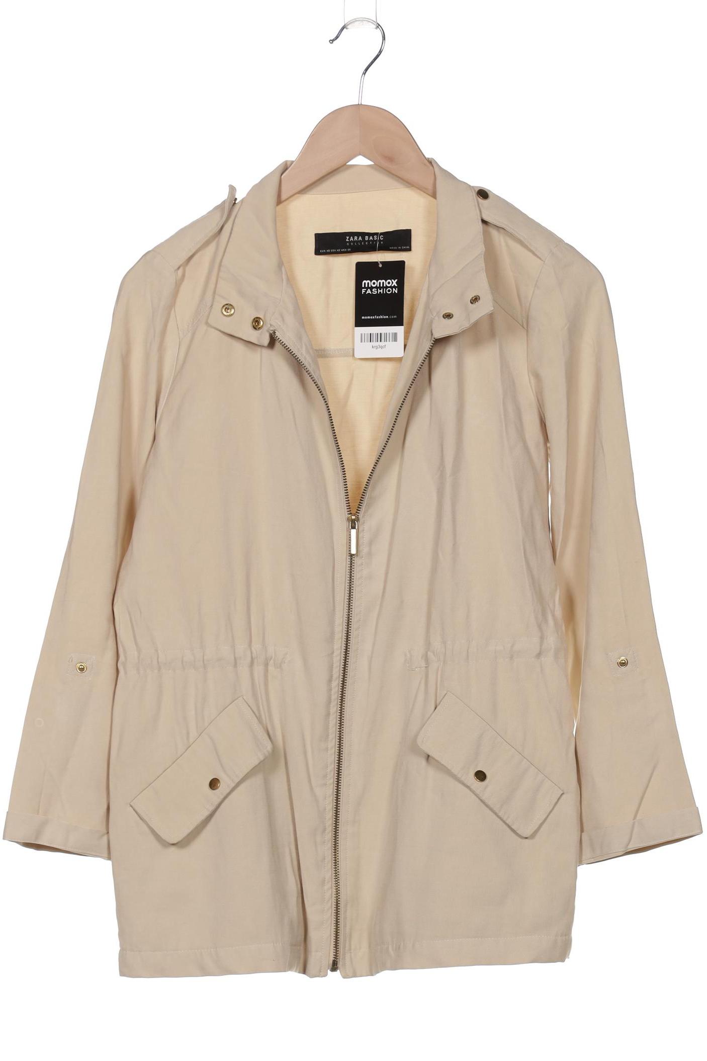 

Zara Damen Jacke, beige, Gr. 34