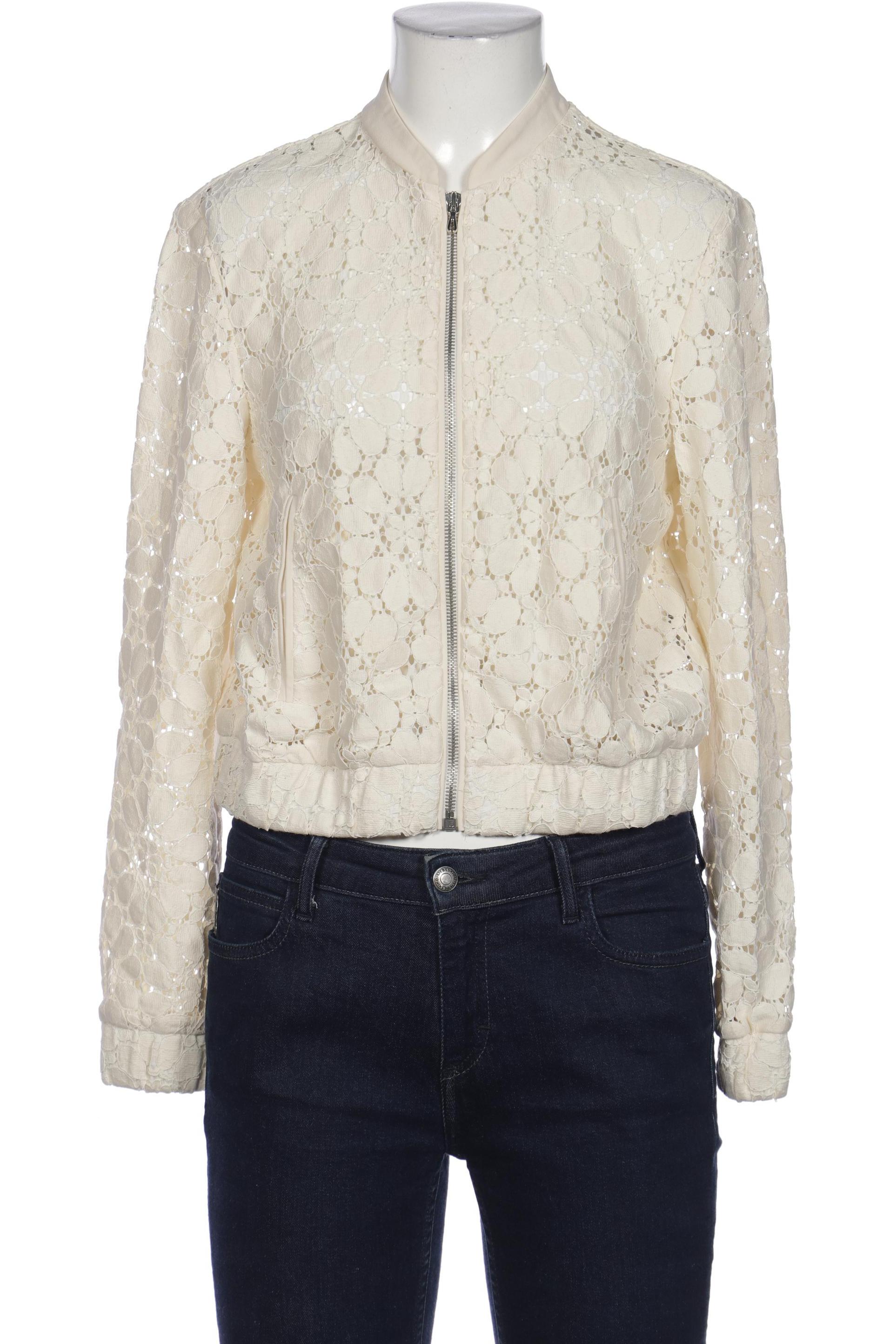 

ZARA Damen Jacke, cremeweiß