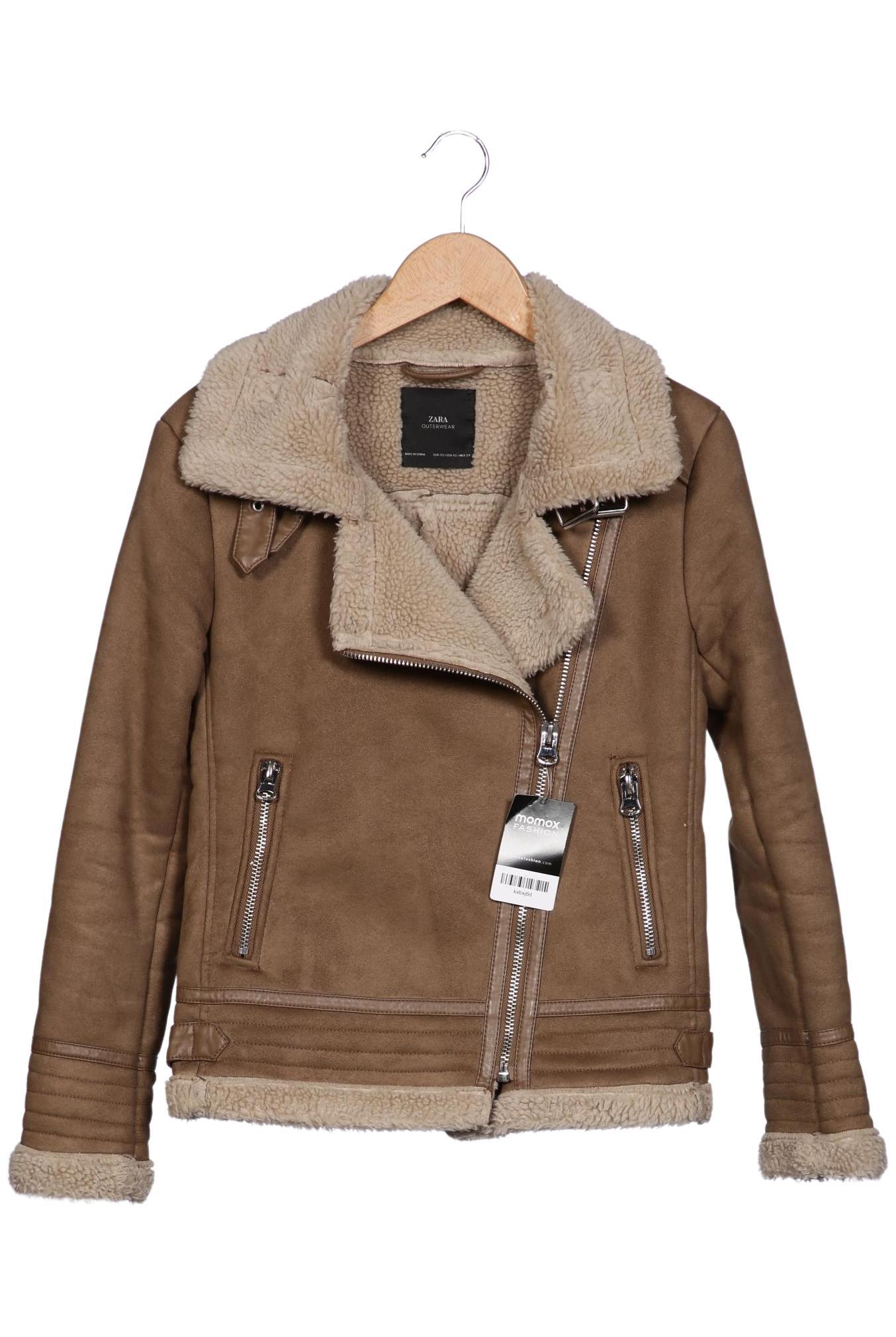 

Zara Damen Jacke, braun, Gr. 34