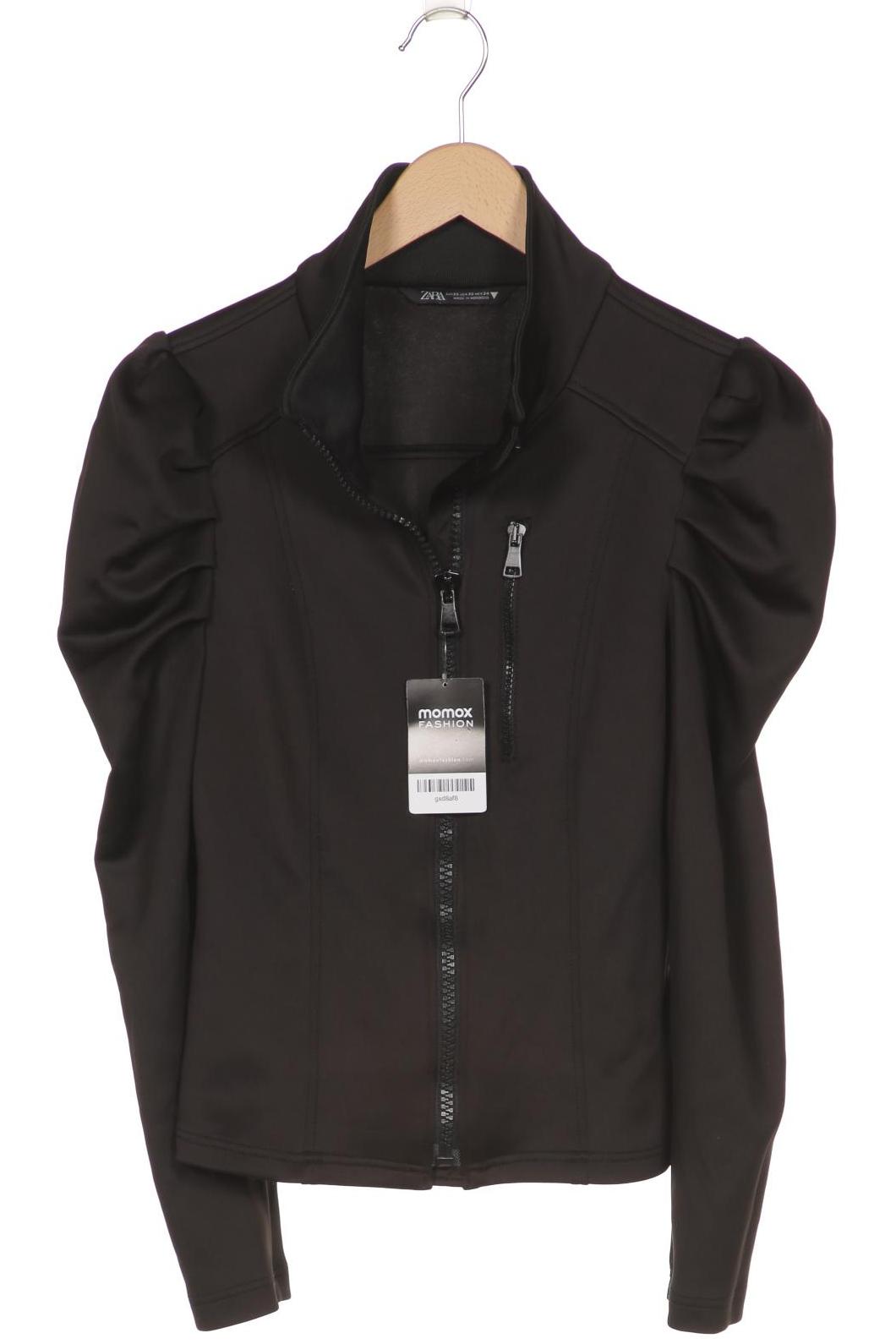 

ZARA Damen Jacke, schwarz