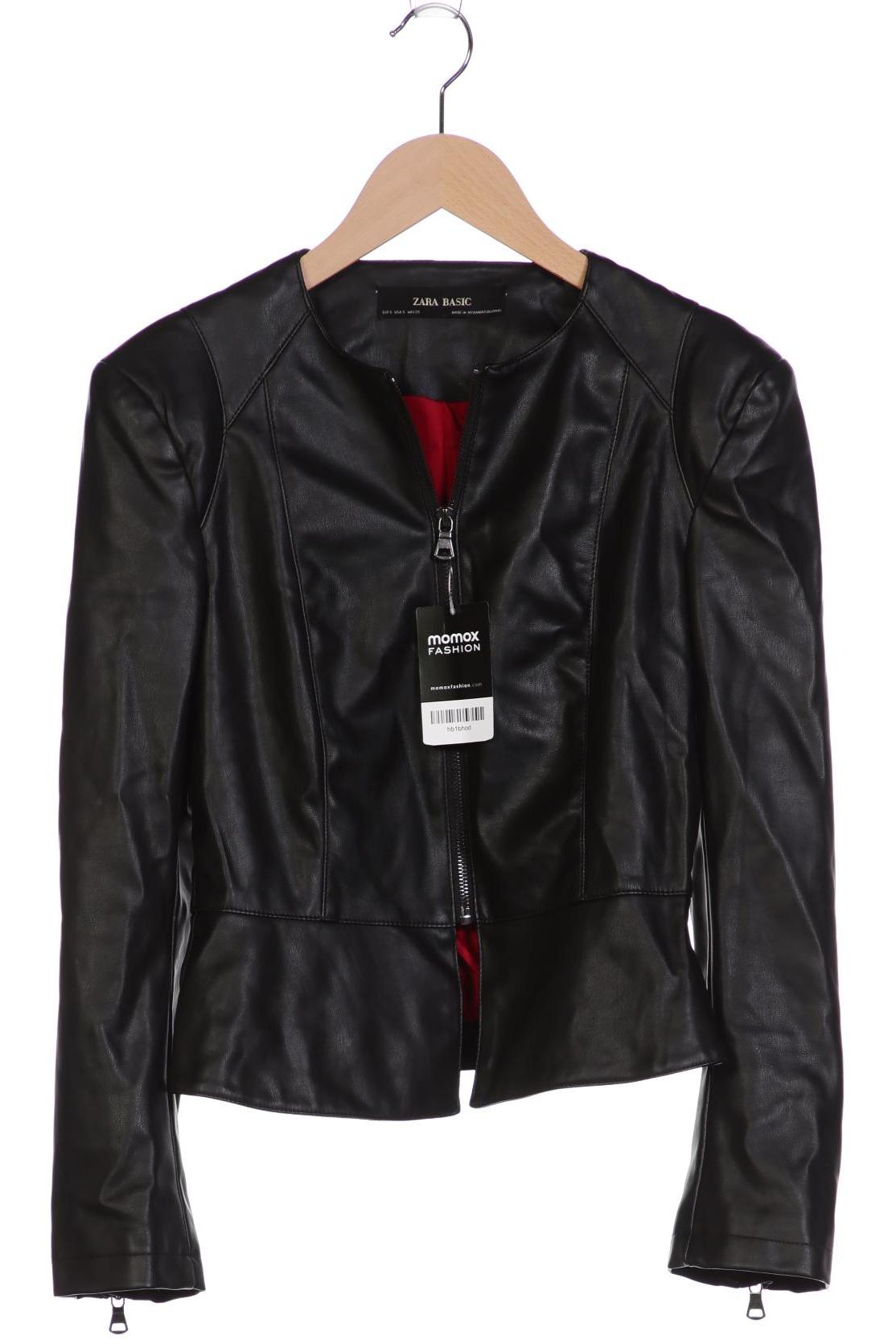 

ZARA Damen Jacke, schwarz
