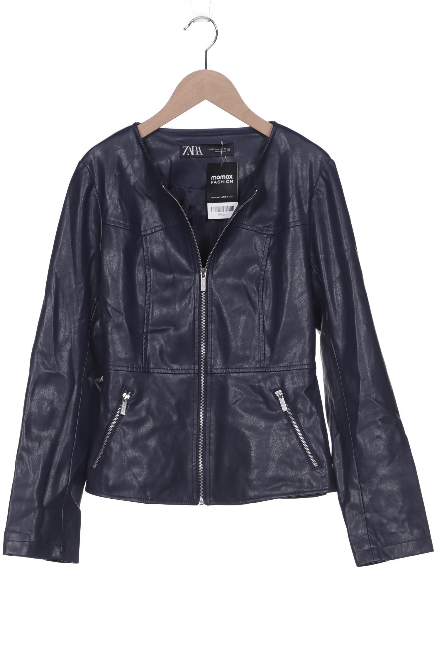 

ZARA Damen Jacke, marineblau