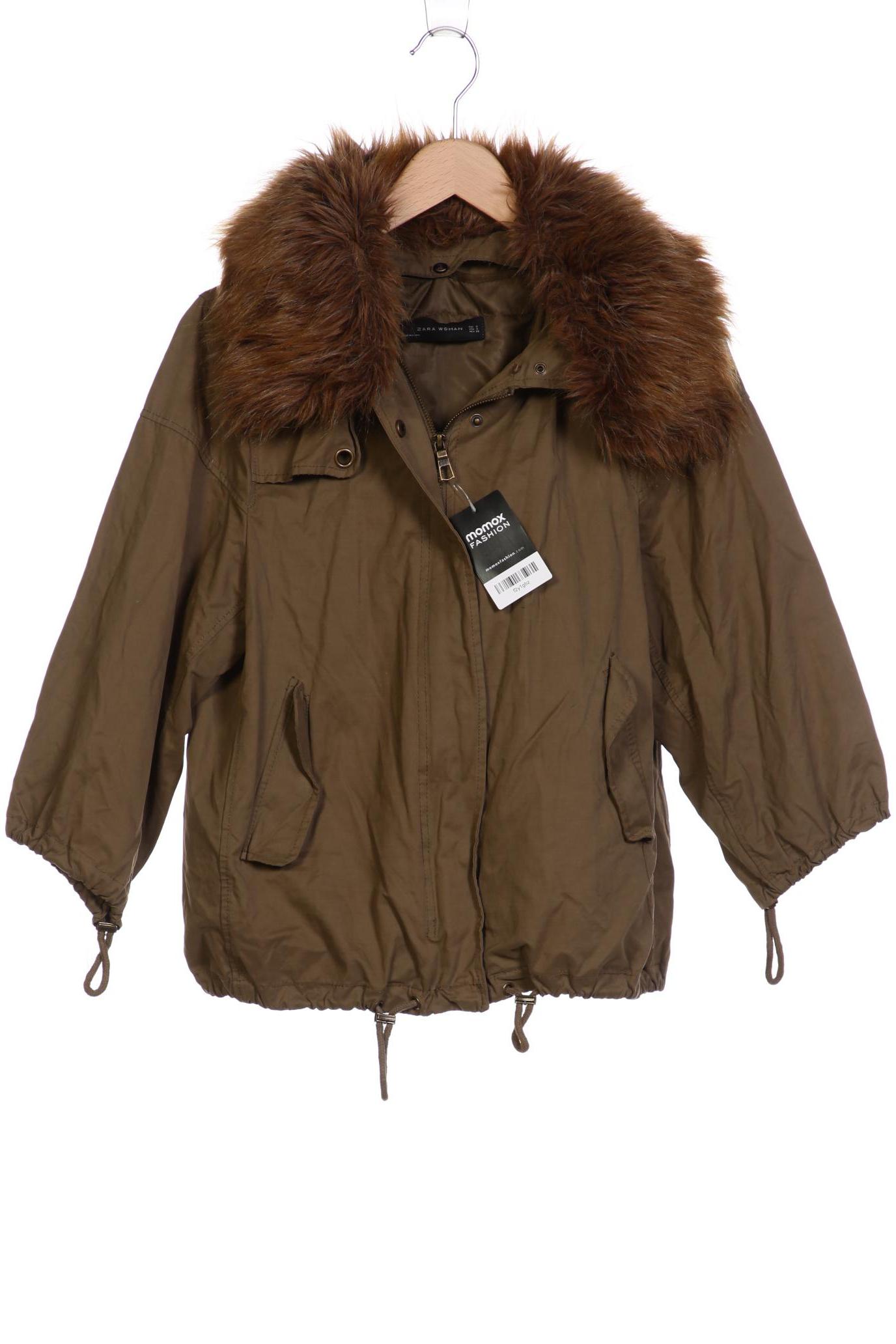 

ZARA Damen Jacke, braun