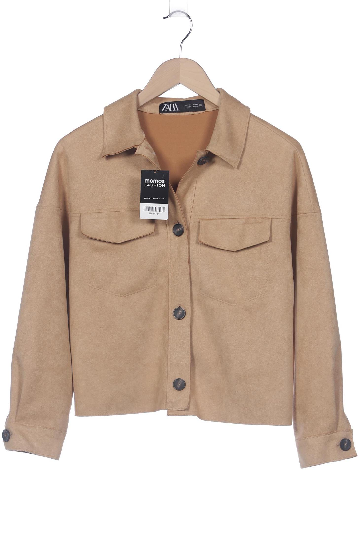 

Zara Damen Jacke, beige, Gr. 36