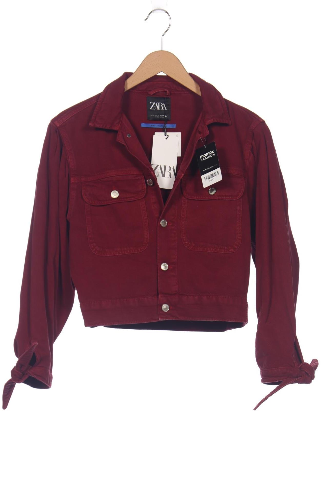 

Zara Damen Jacke, bordeaux, Gr. 34