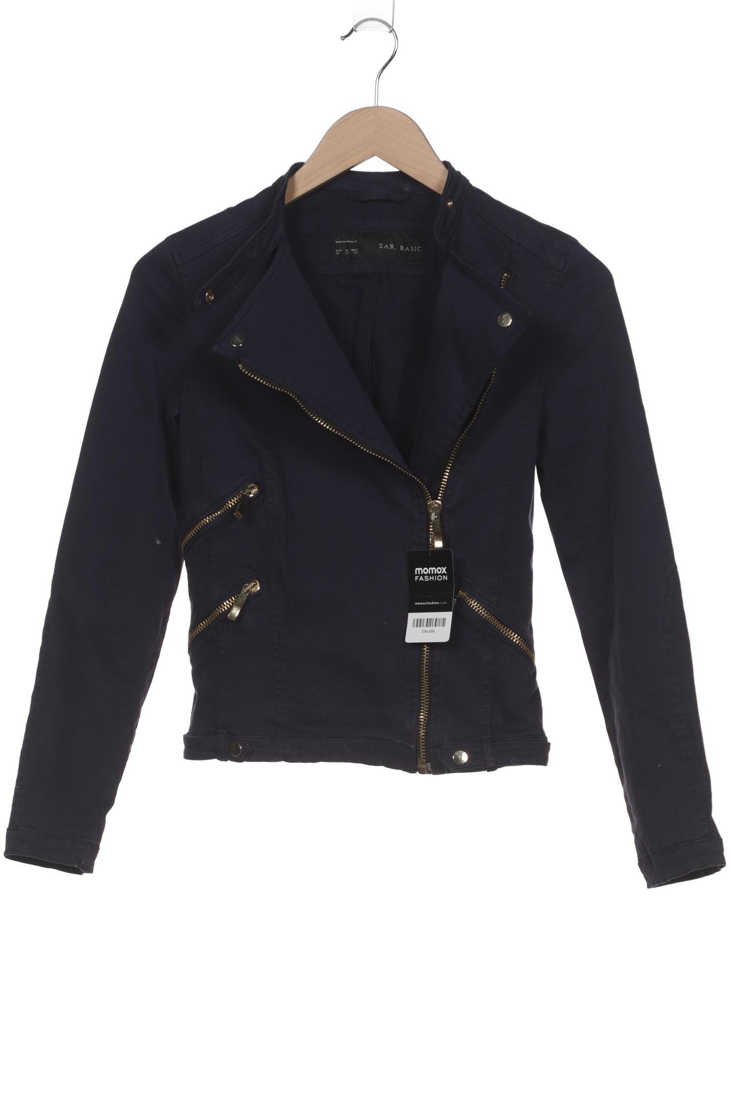 

Zara Damen Jacke, marineblau, Gr. 34