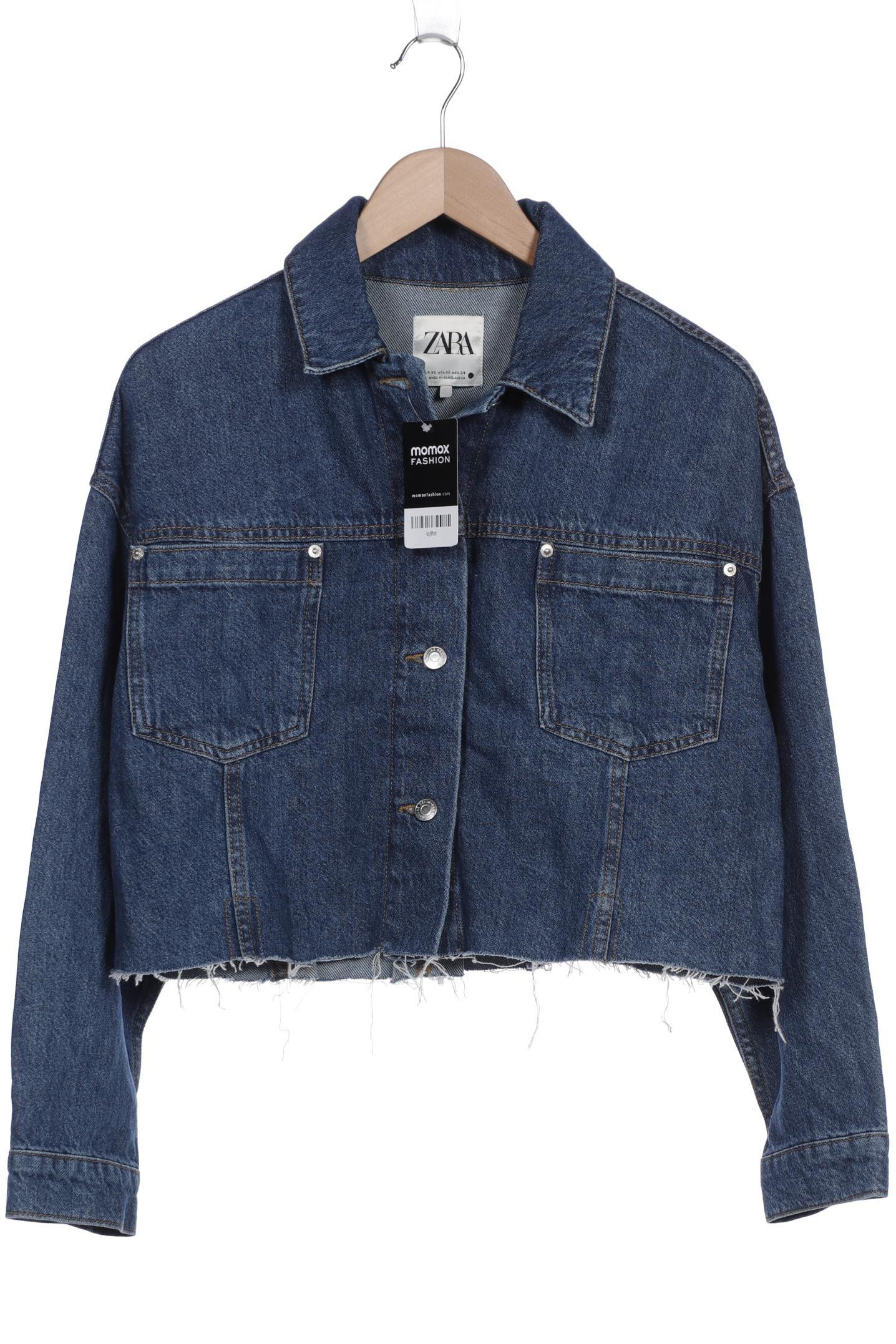 

ZARA Damen Jacke, blau