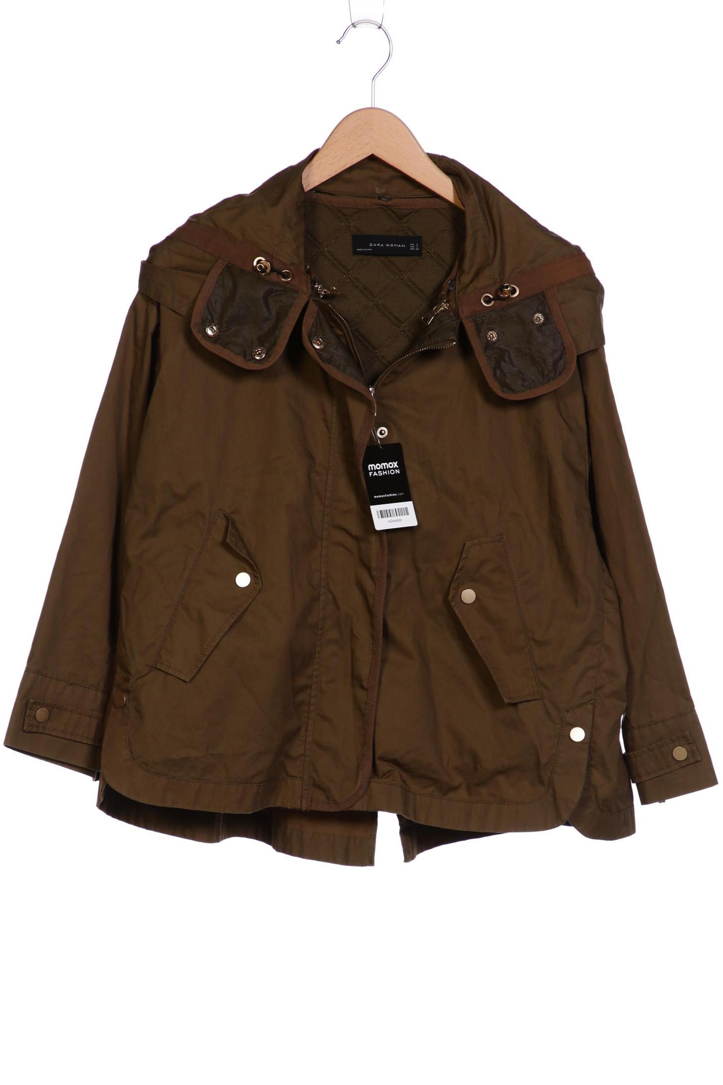 

ZARA Damen Jacke, grün