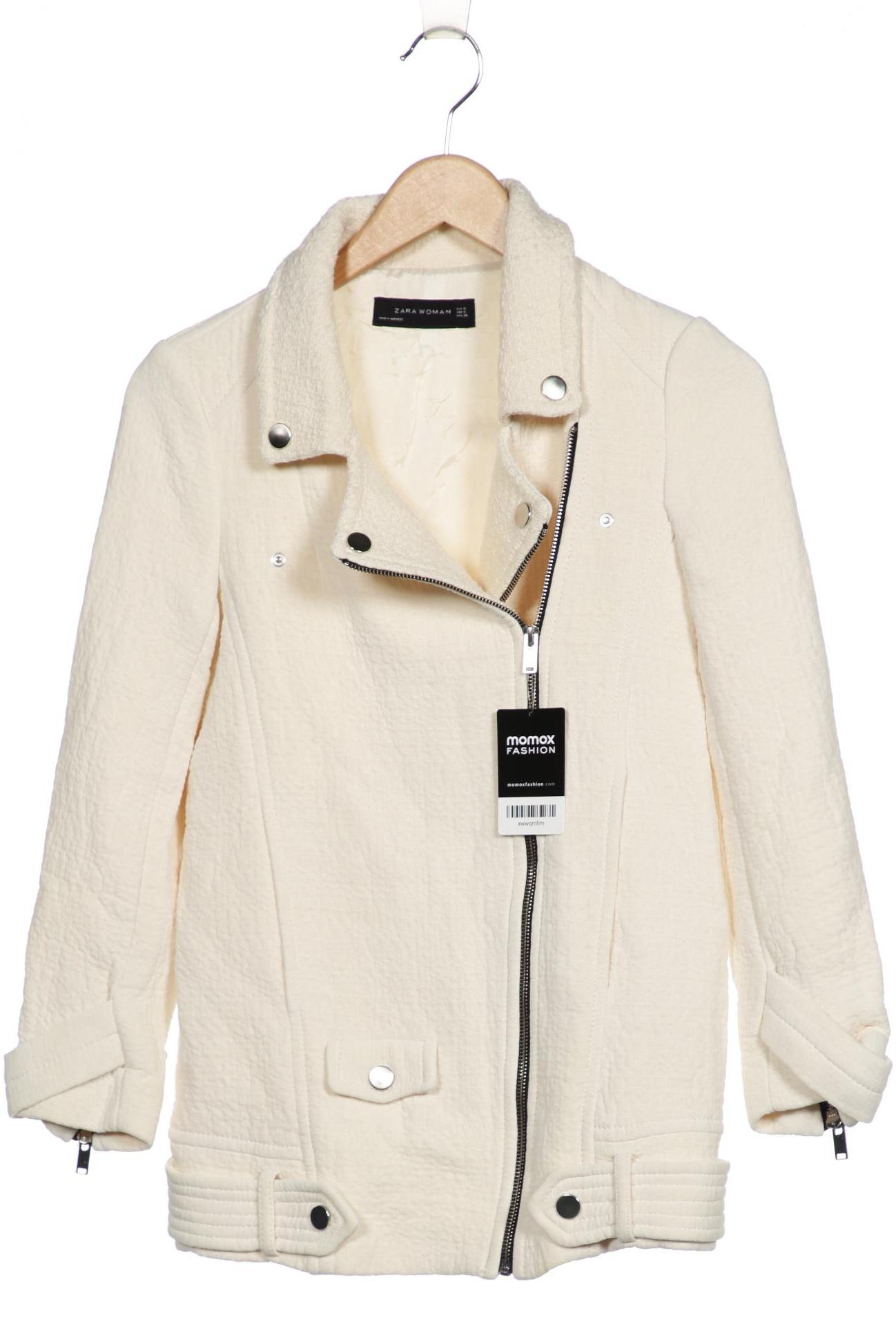 

Zara Damen Jacke, cremeweiß, Gr. 36