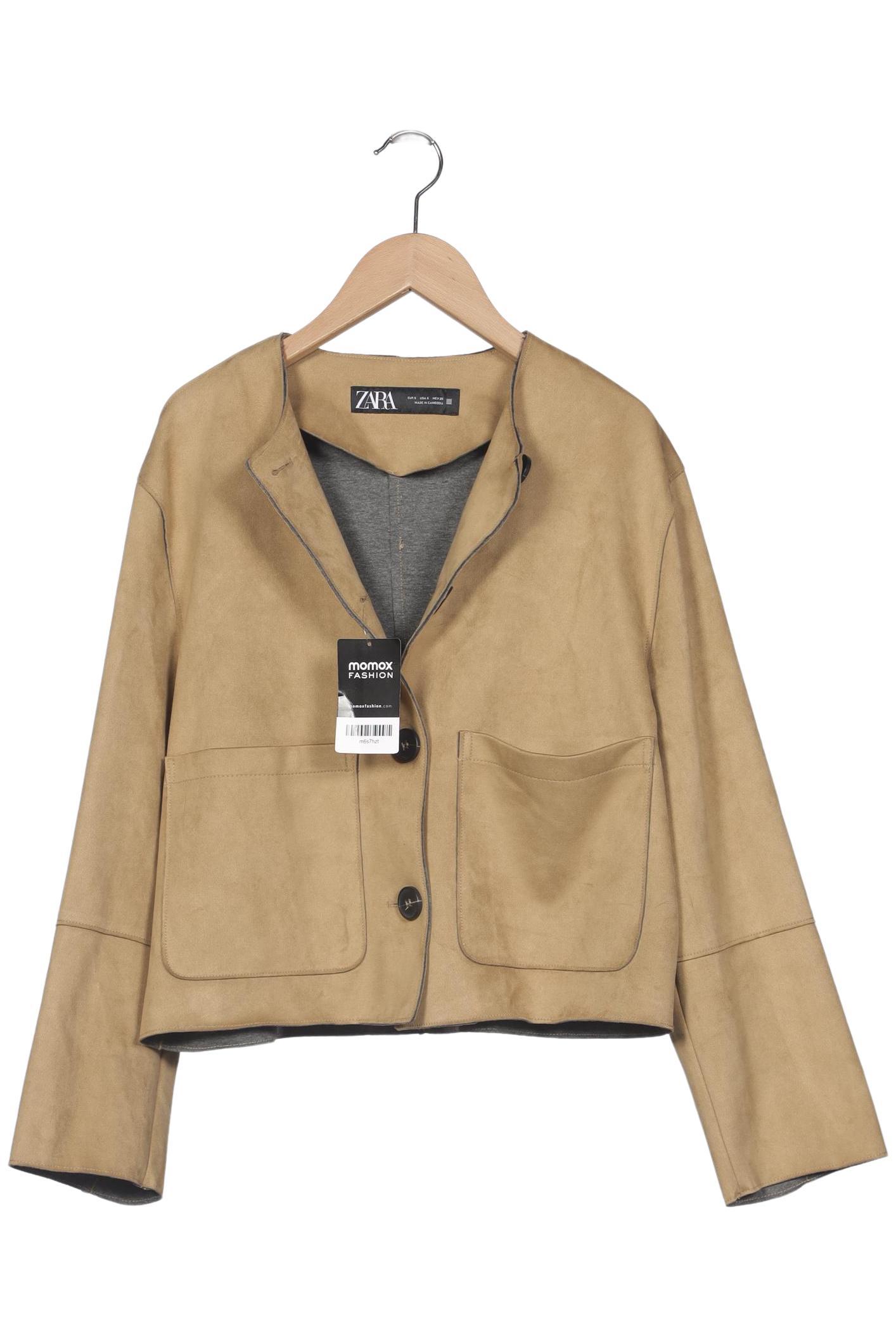 

Zara Damen Jacke, beige, Gr. 36
