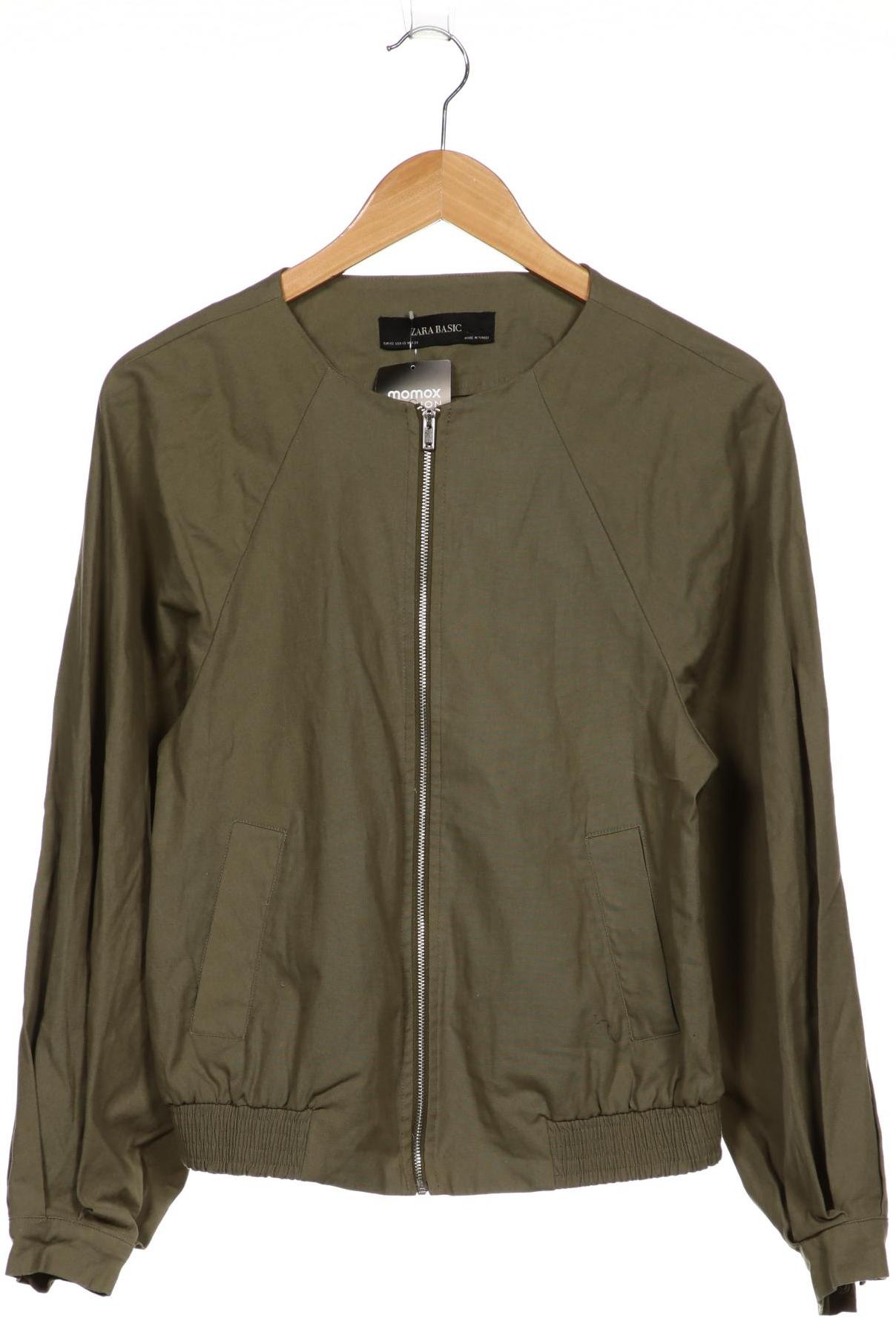 

ZARA Damen Jacke, grün