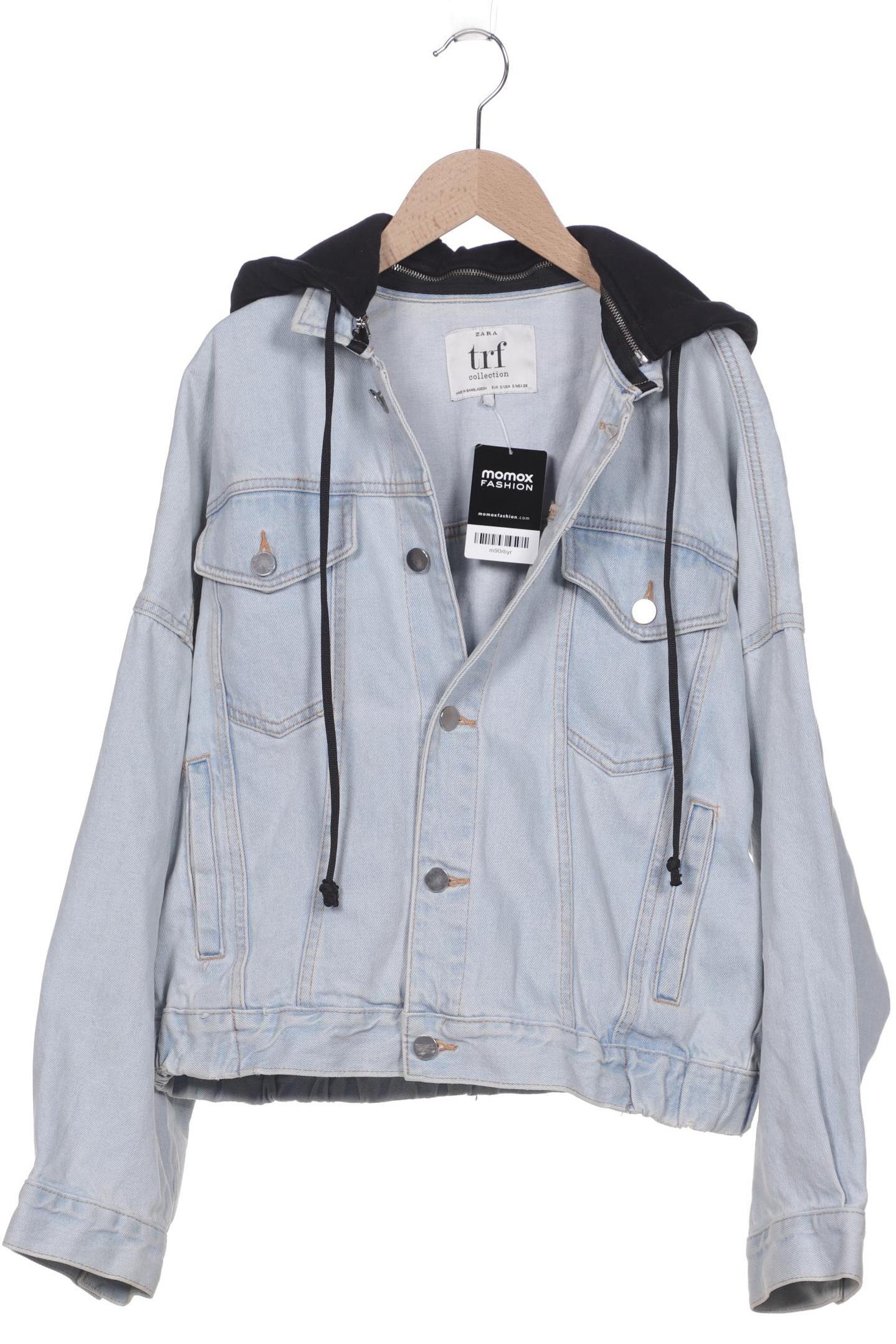 

ZARA Damen Jacke, hellblau