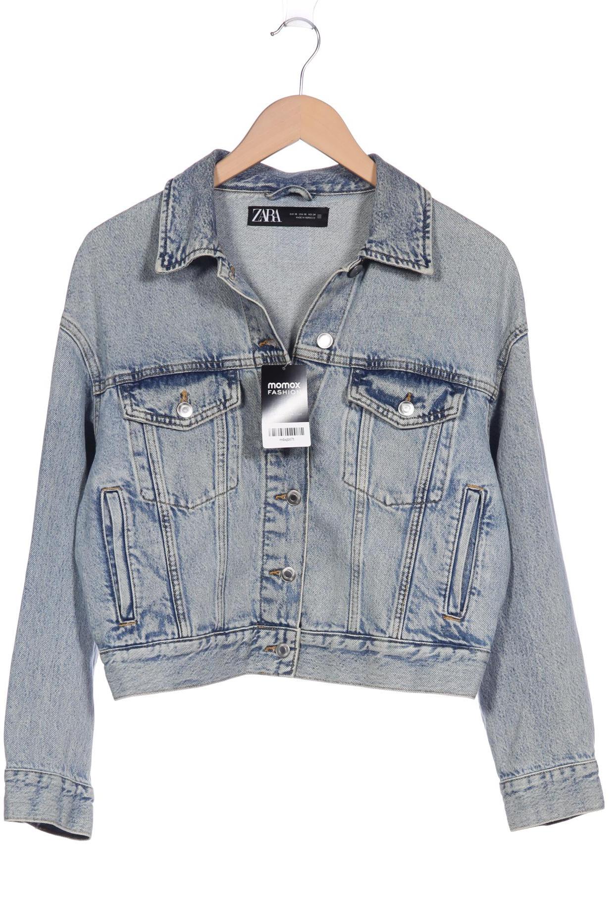

ZARA Damen Jacke, hellblau