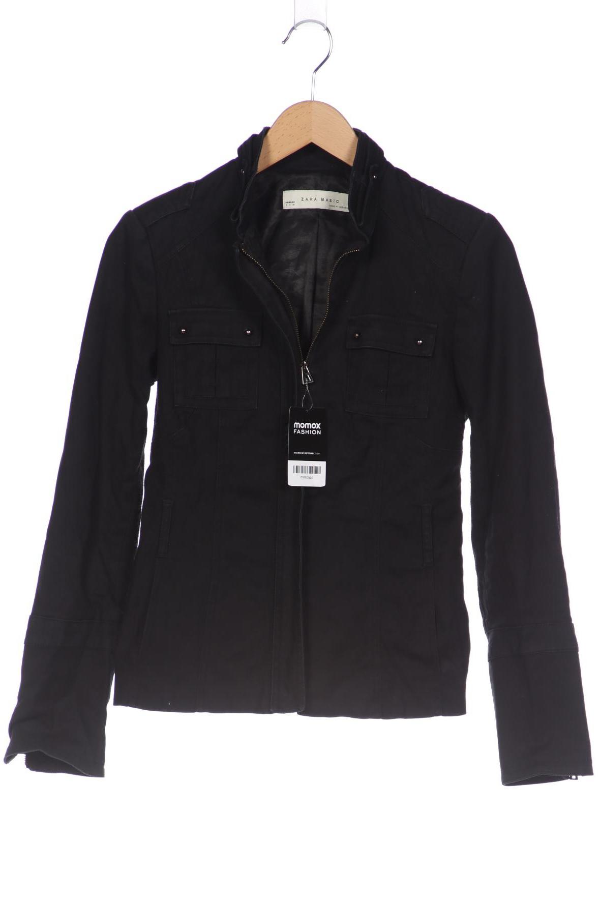 

ZARA Damen Jacke, schwarz