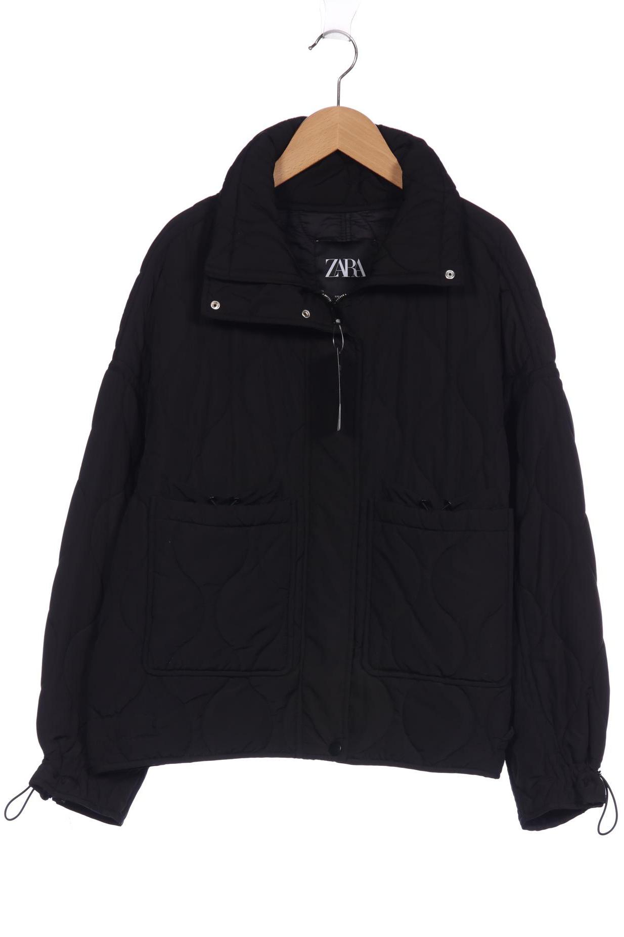 

ZARA Damen Jacke, schwarz