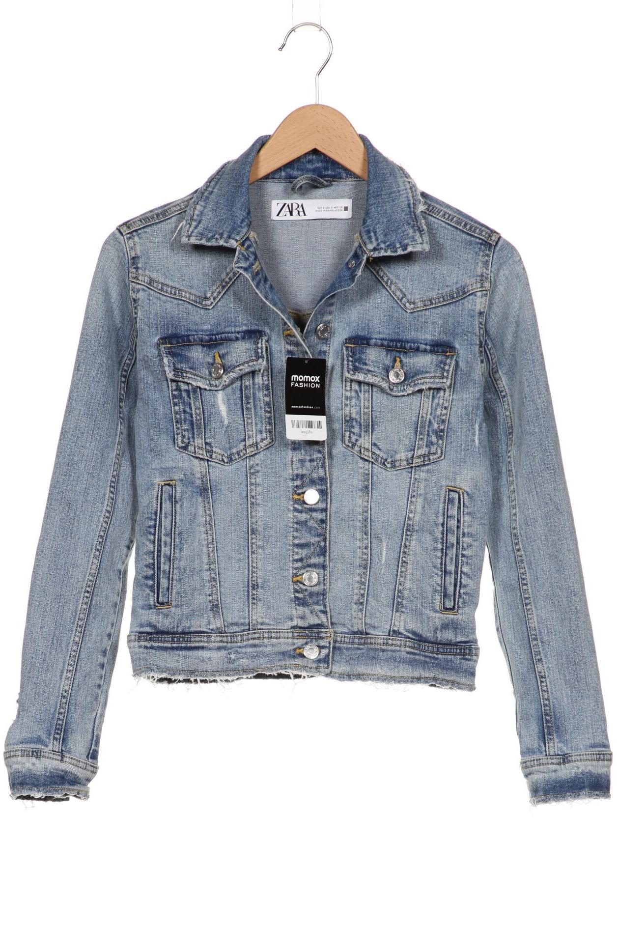 

ZARA Damen Jacke, blau