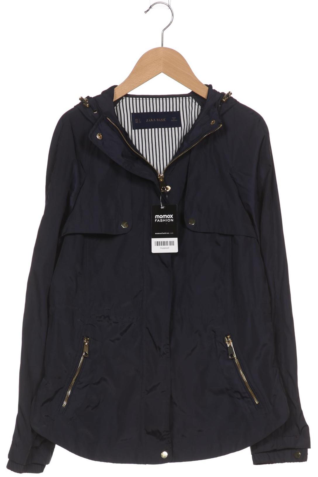 

ZARA Damen Jacke, marineblau