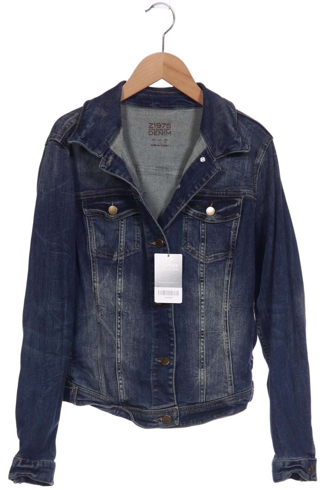 

ZARA Damen Jacke, marineblau