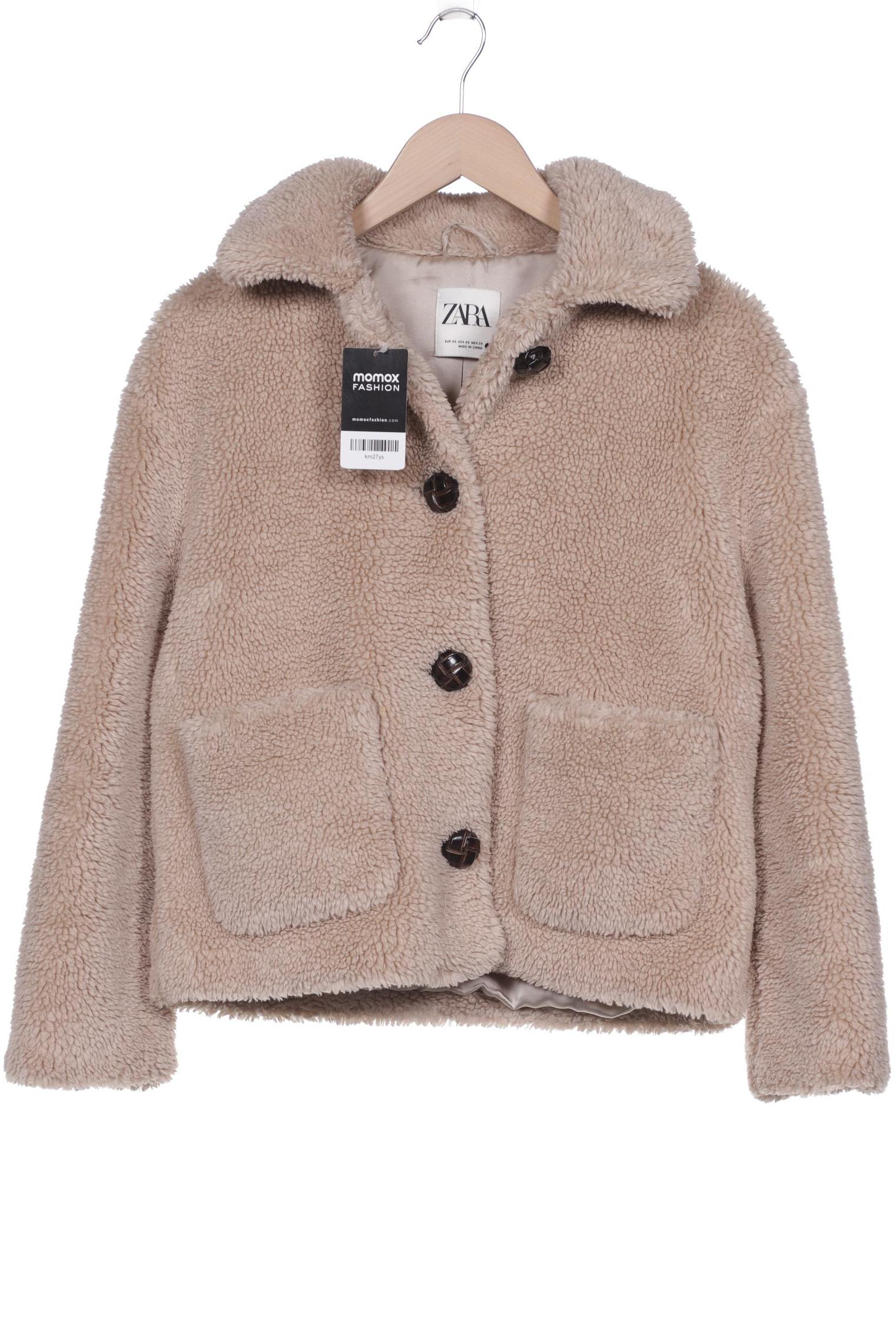 

Zara Damen Jacke, beige, Gr. 34