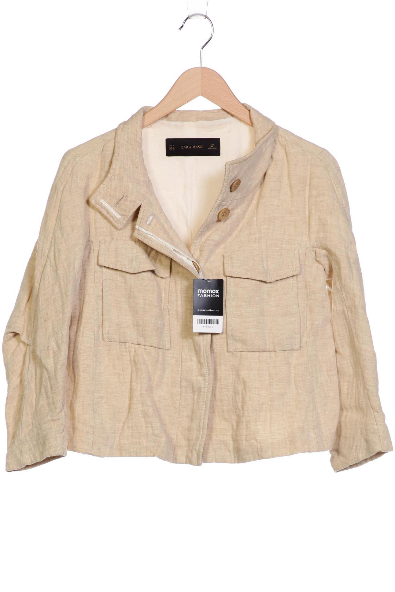 

Zara Damen Jacke, beige, Gr. 36