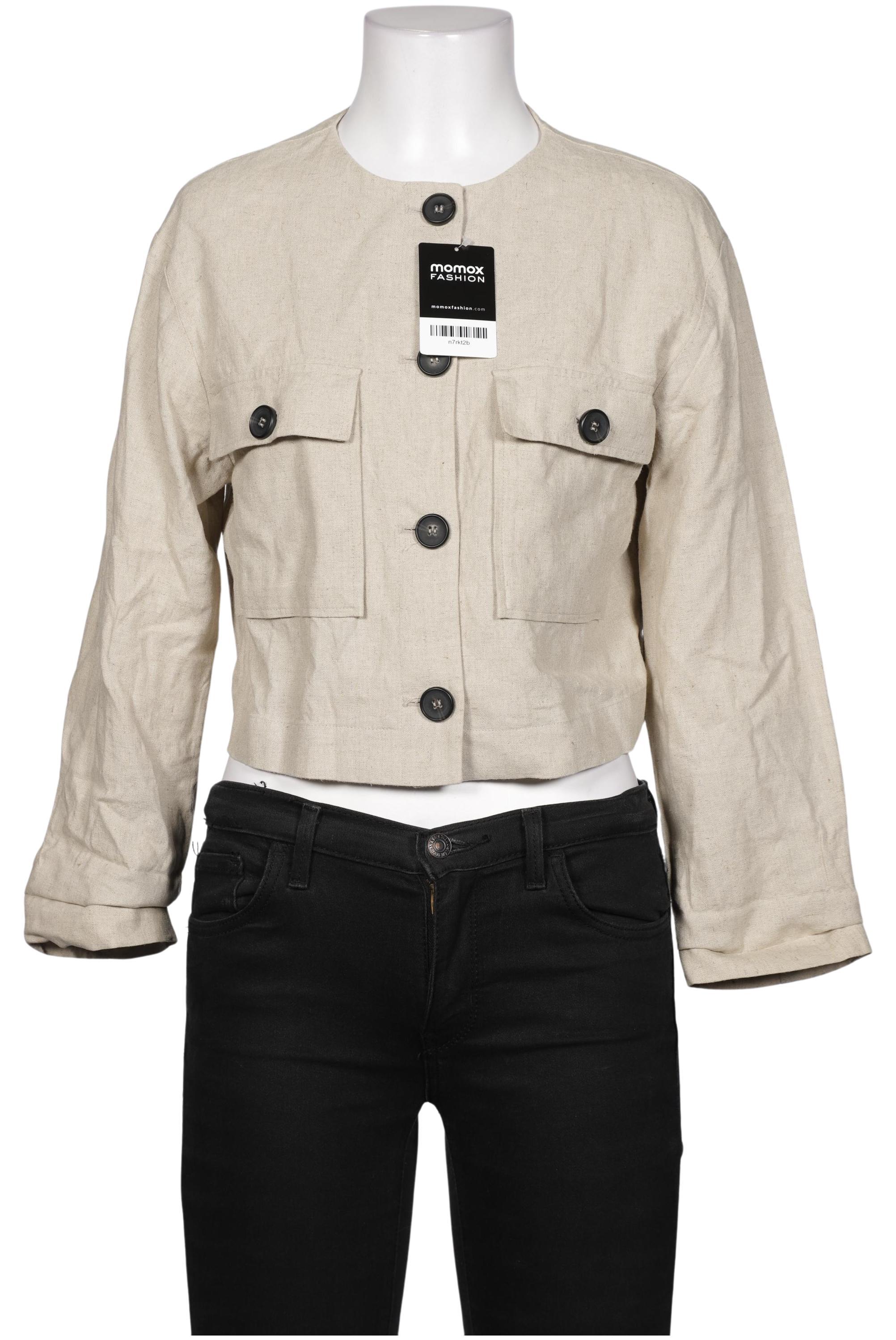 

Zara Damen Jacke, beige, Gr. 34