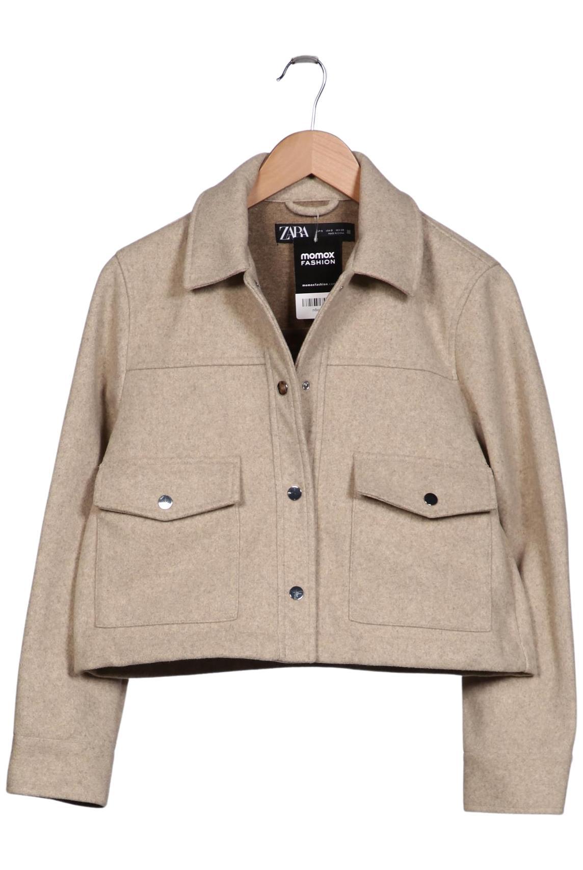 

Zara Damen Jacke, beige, Gr. 36