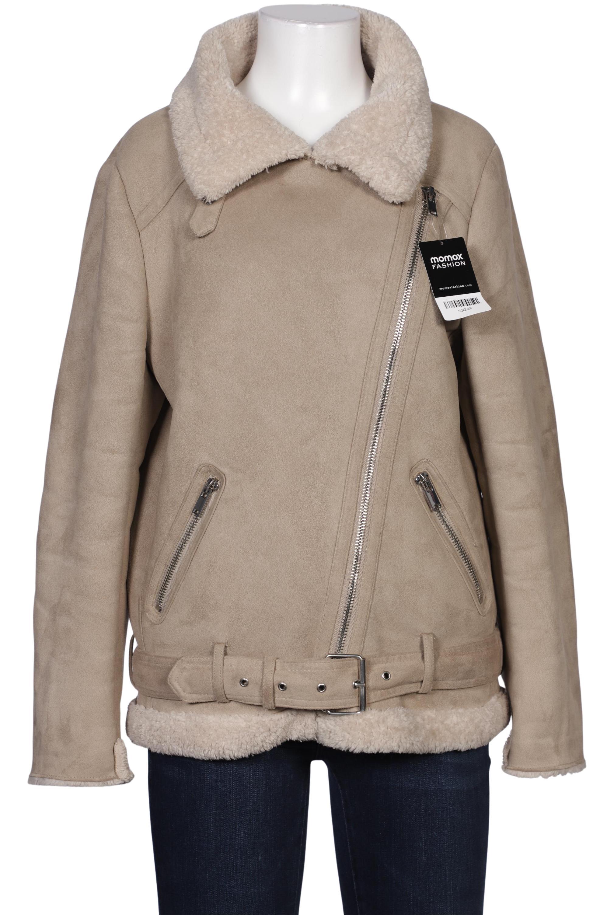 

Zara Damen Jacke, beige, Gr. 38