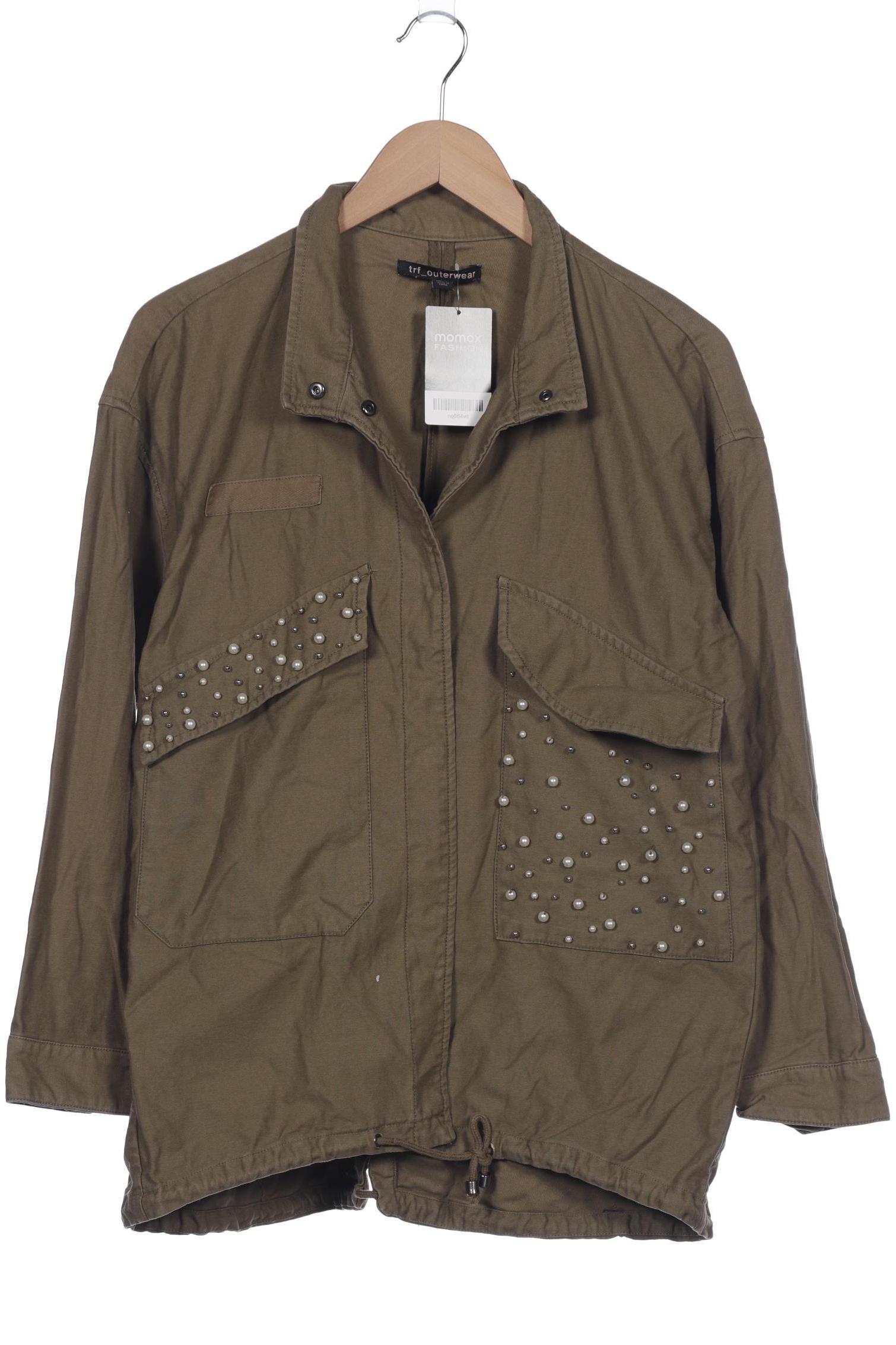 

ZARA Damen Jacke, grün