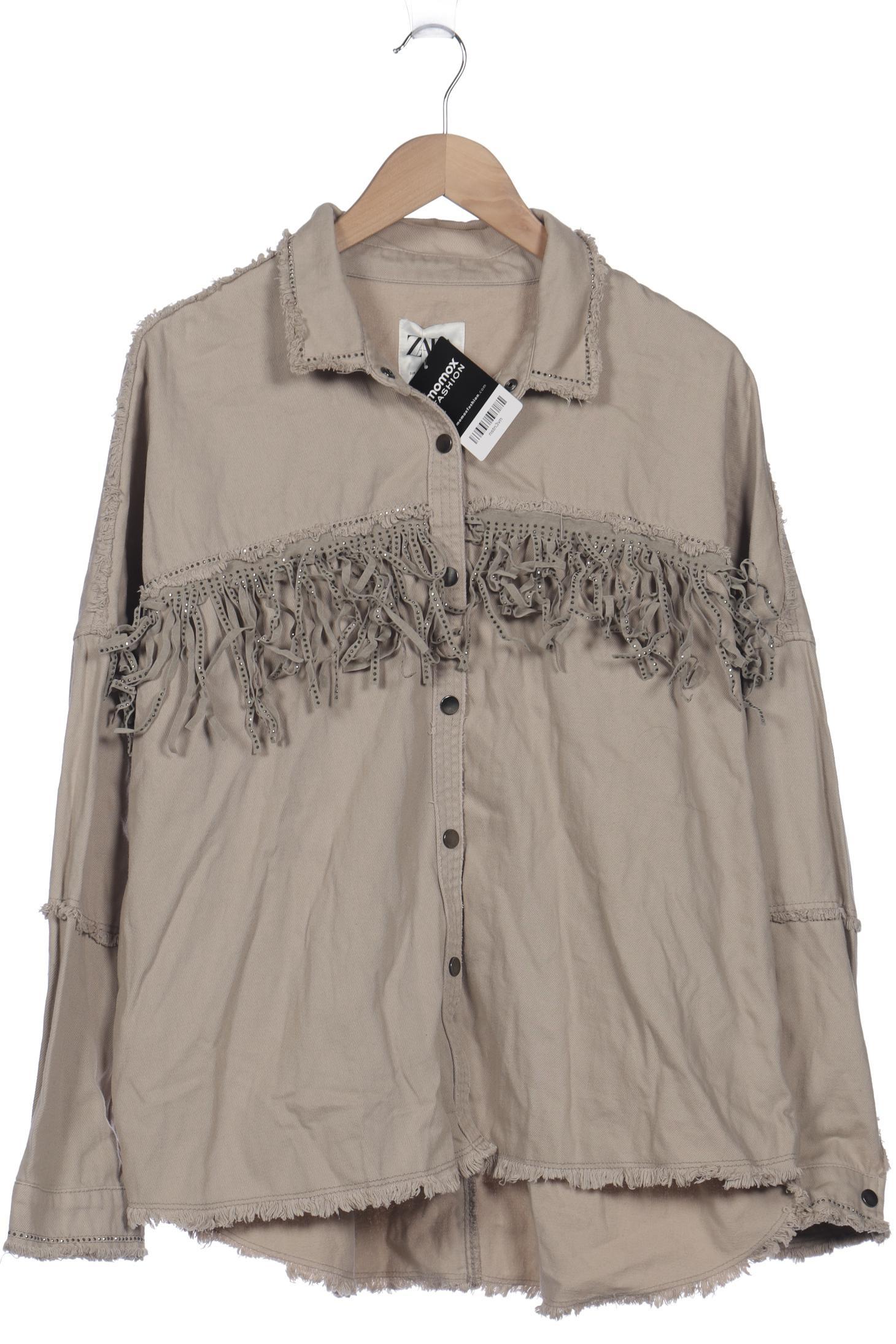 

ZARA Damen Jacke, beige