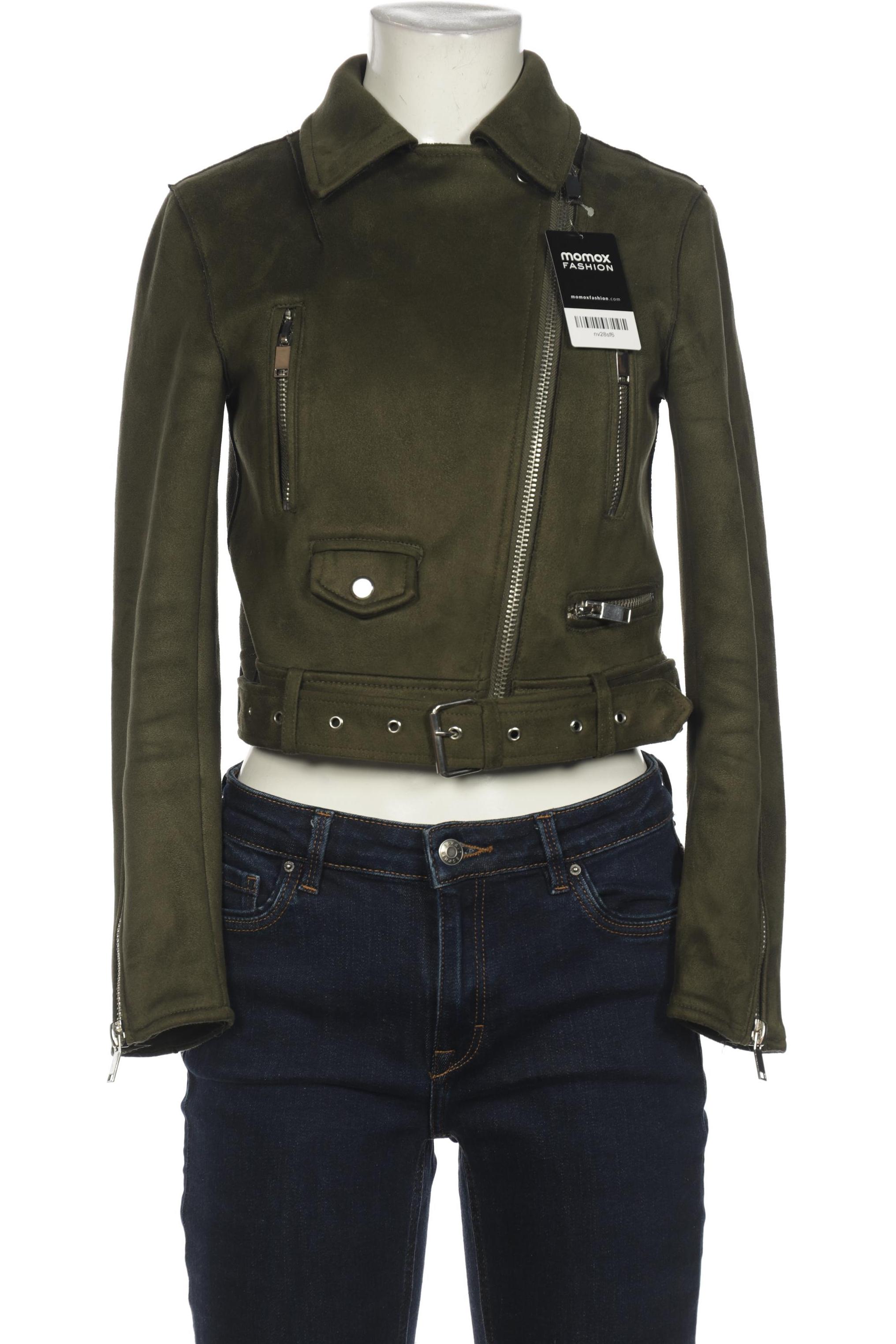 

ZARA Damen Jacke, grün