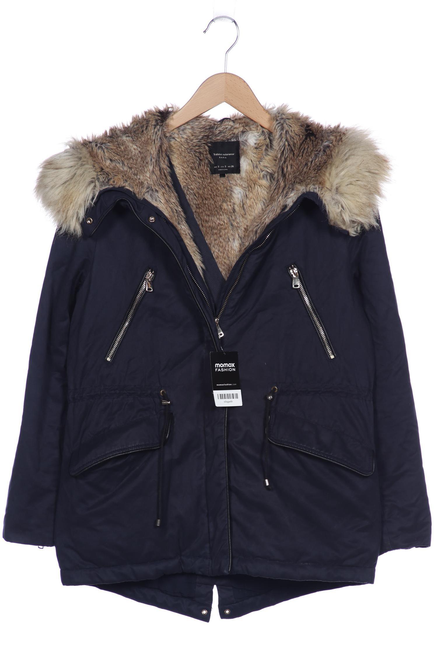 

ZARA Damen Jacke, marineblau