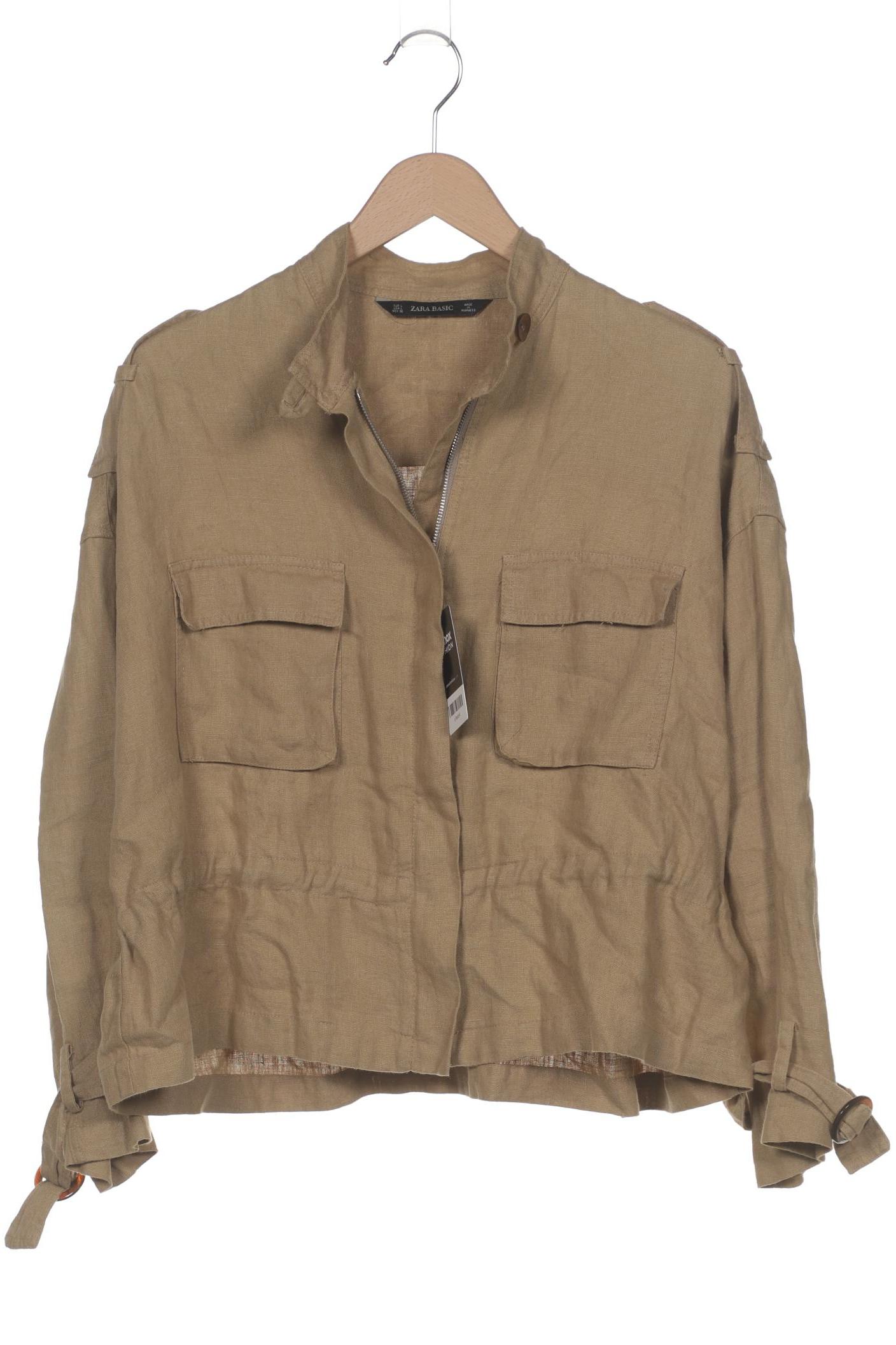 

Zara Damen Jacke, beige, Gr. 42