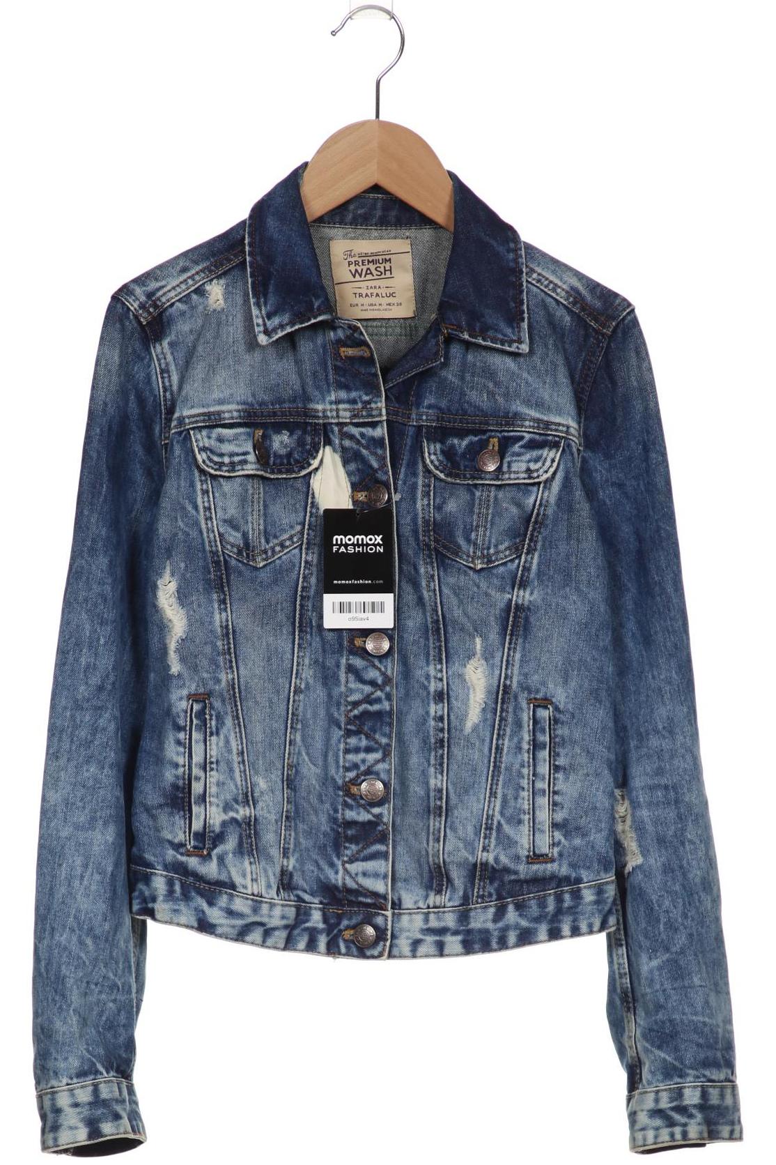 

ZARA Damen Jacke, marineblau