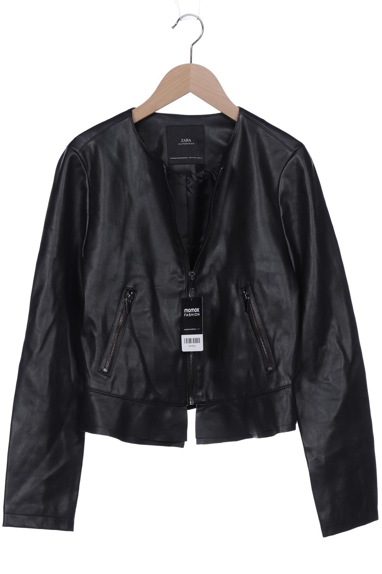 

ZARA Damen Jacke, schwarz