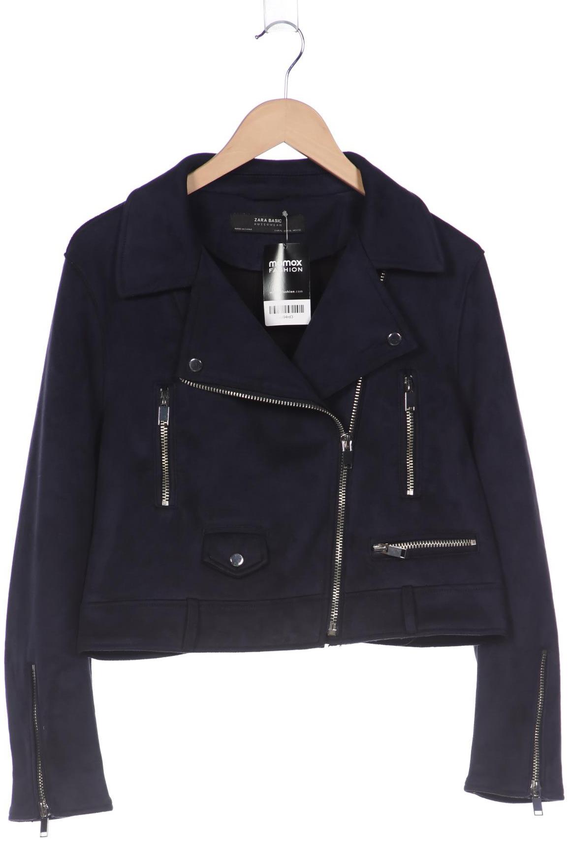 

ZARA Damen Jacke, marineblau