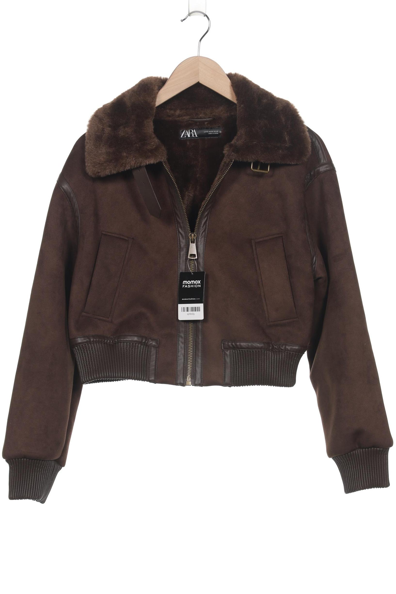 

Zara Damen Jacke, braun, Gr. 38