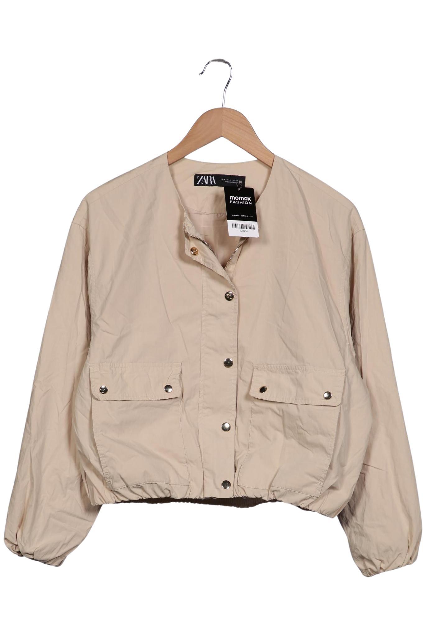 

Zara Damen Jacke, beige, Gr. 38