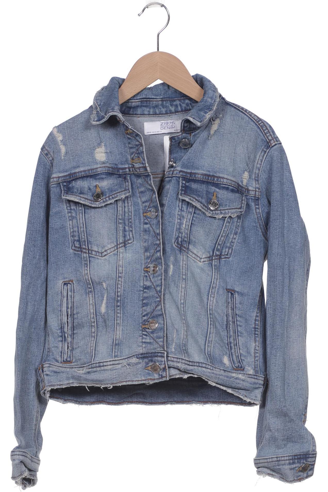 

ZARA Damen Jacke, blau