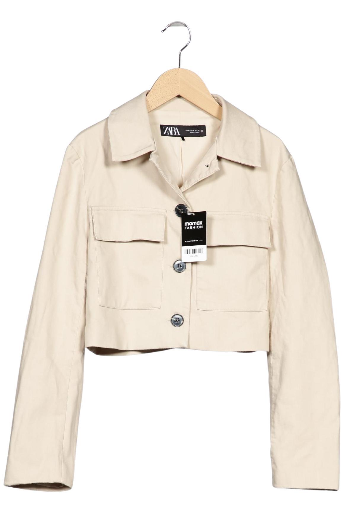 

Zara Damen Jacke, beige, Gr. 38