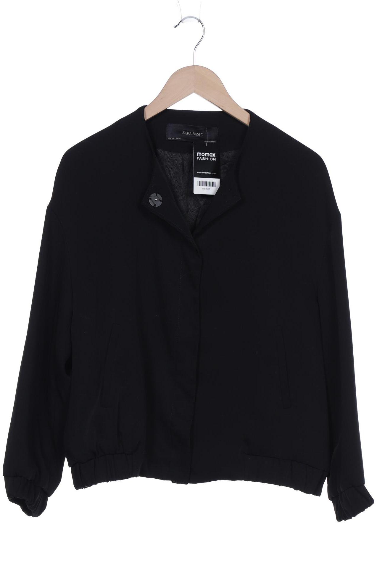 

ZARA Damen Jacke, schwarz