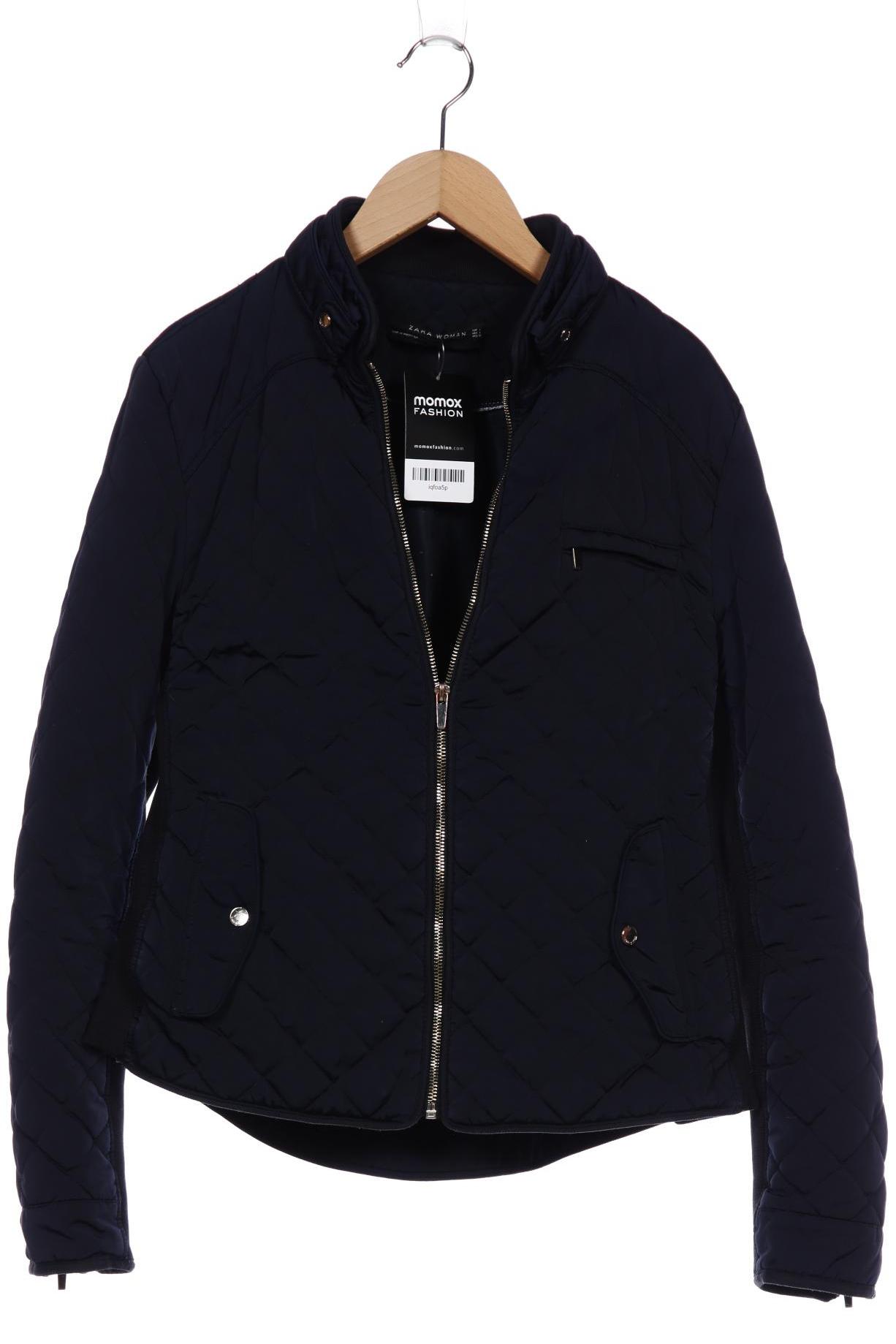 

ZARA Damen Jacke, marineblau