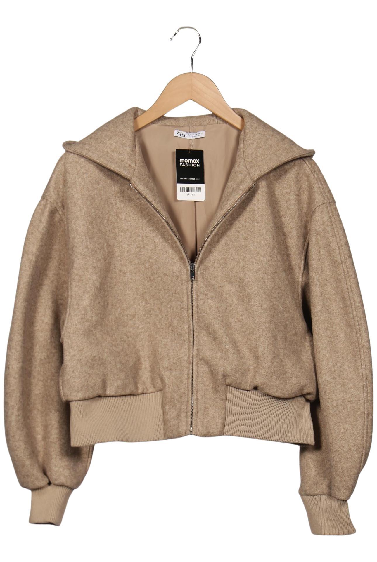 

Zara Damen Jacke, beige, Gr. 38