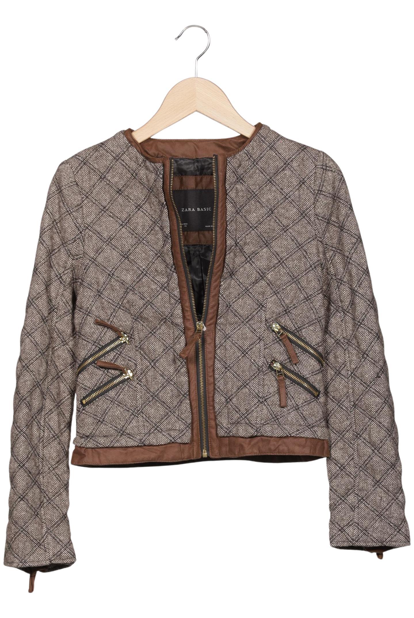

Zara Damen Jacke, braun, Gr. 36