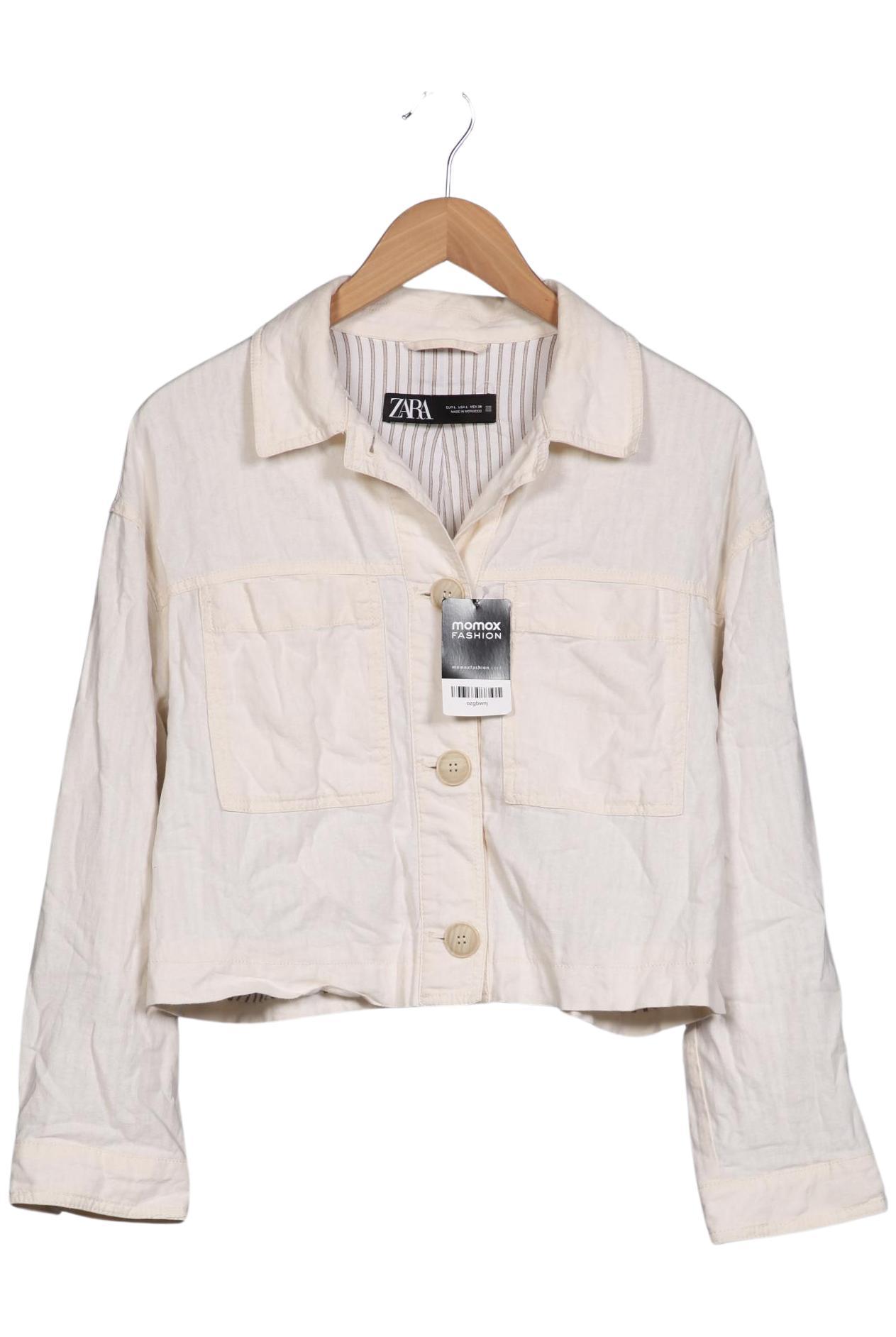 

Zara Damen Jacke, cremeweiß, Gr. 42
